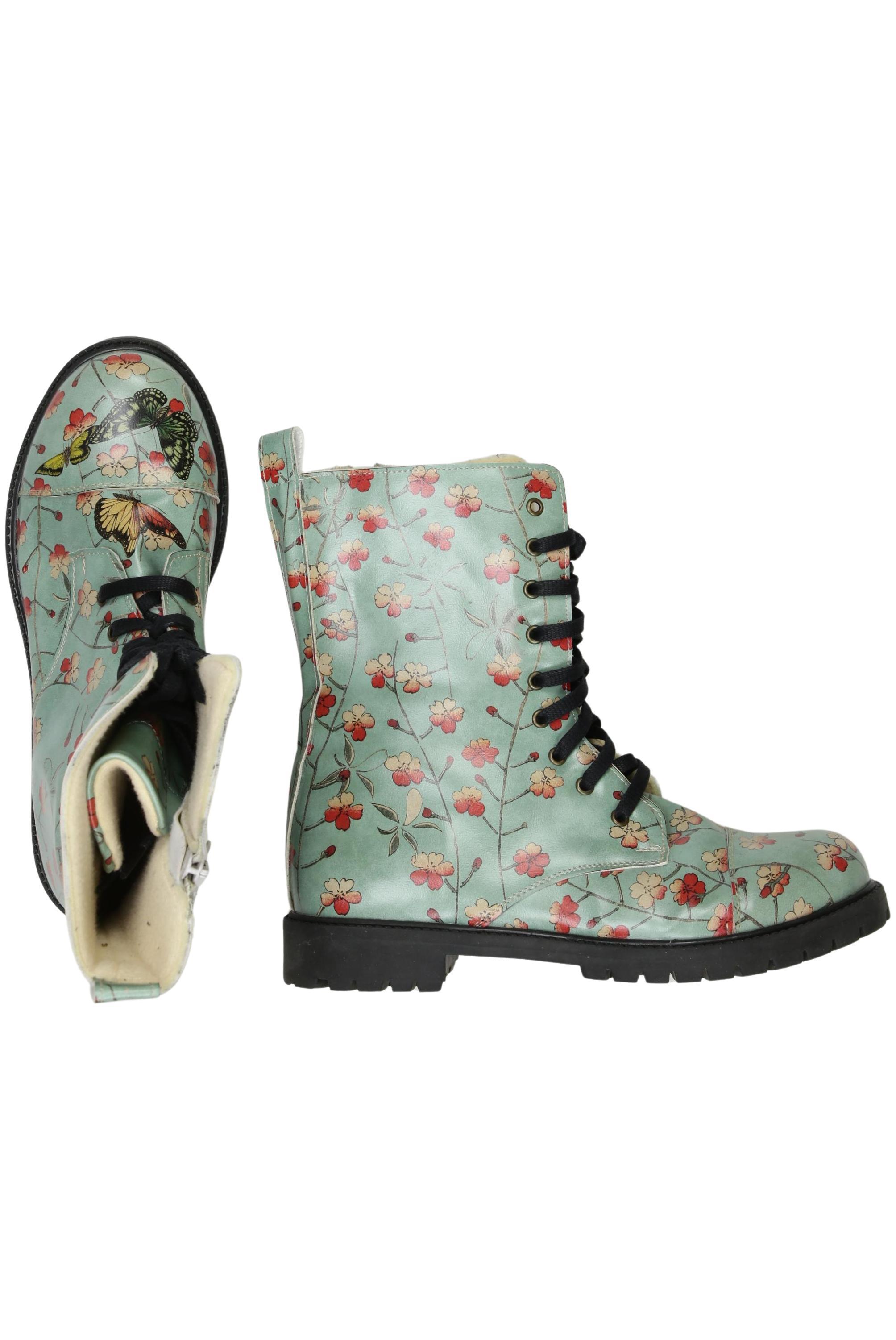 

Dogo Damen Stiefel, grün, Gr. 39