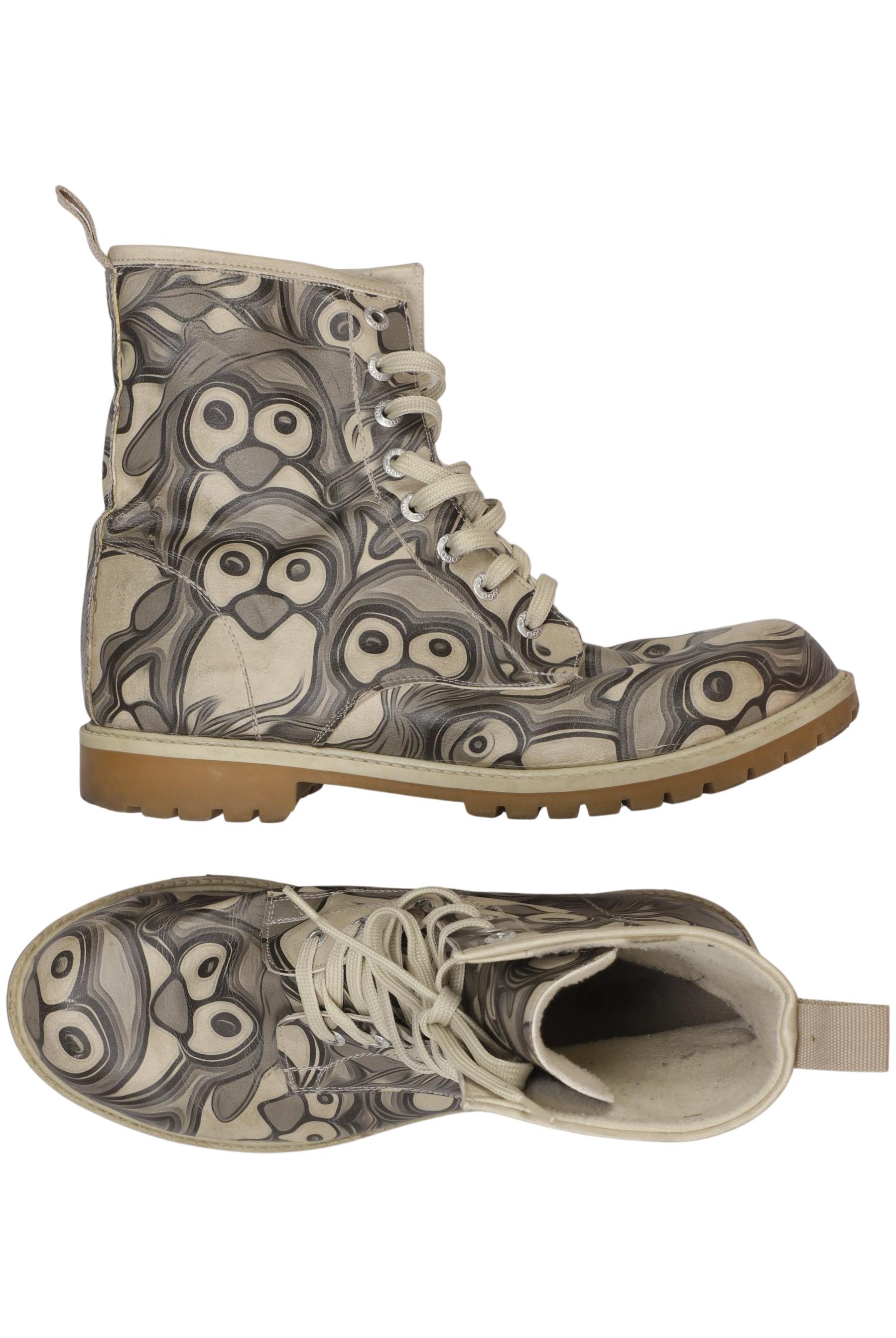 

Dogo Damen Stiefelette, beige, Gr. 41