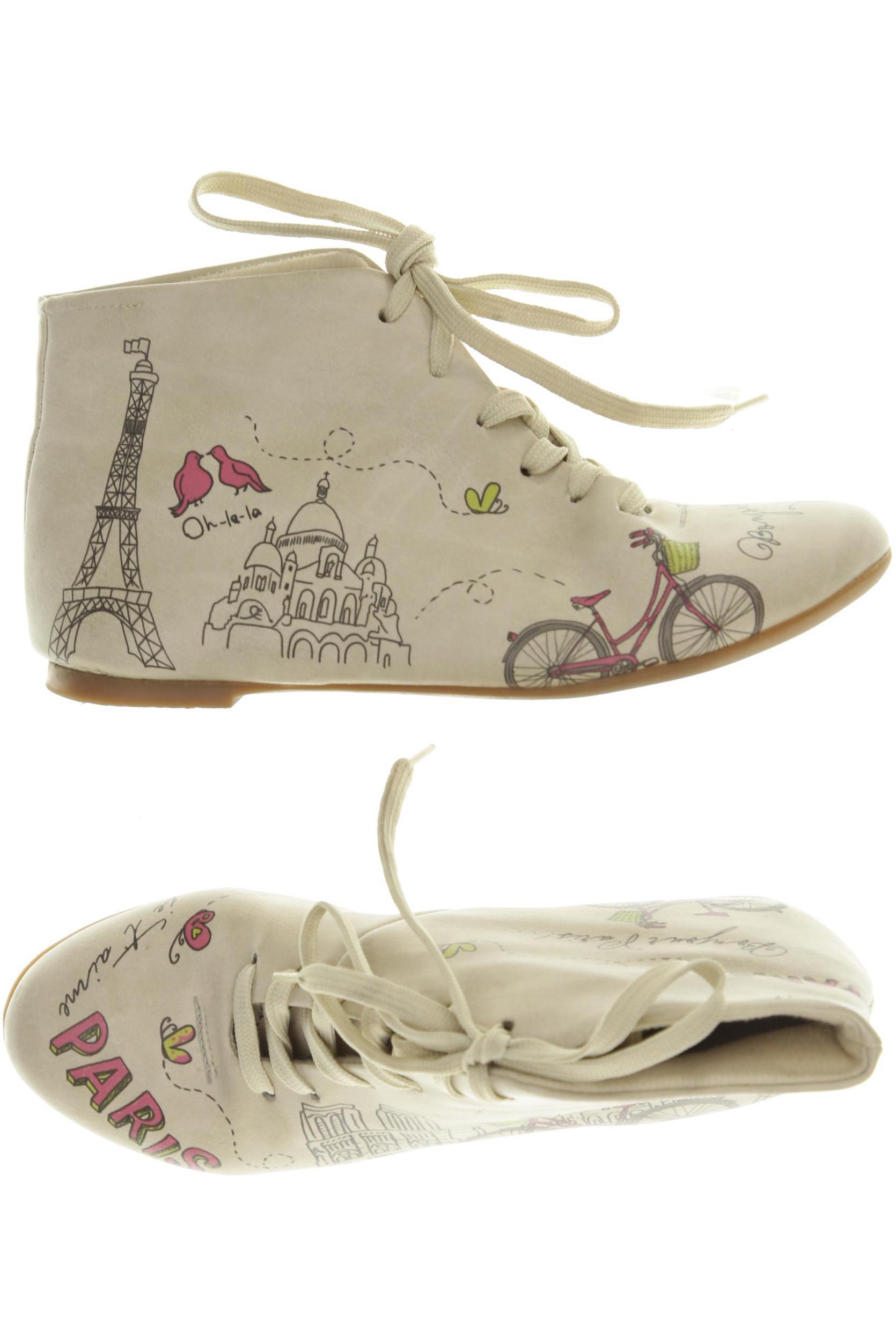 

Dogo Damen Stiefelette, beige, Gr. 36