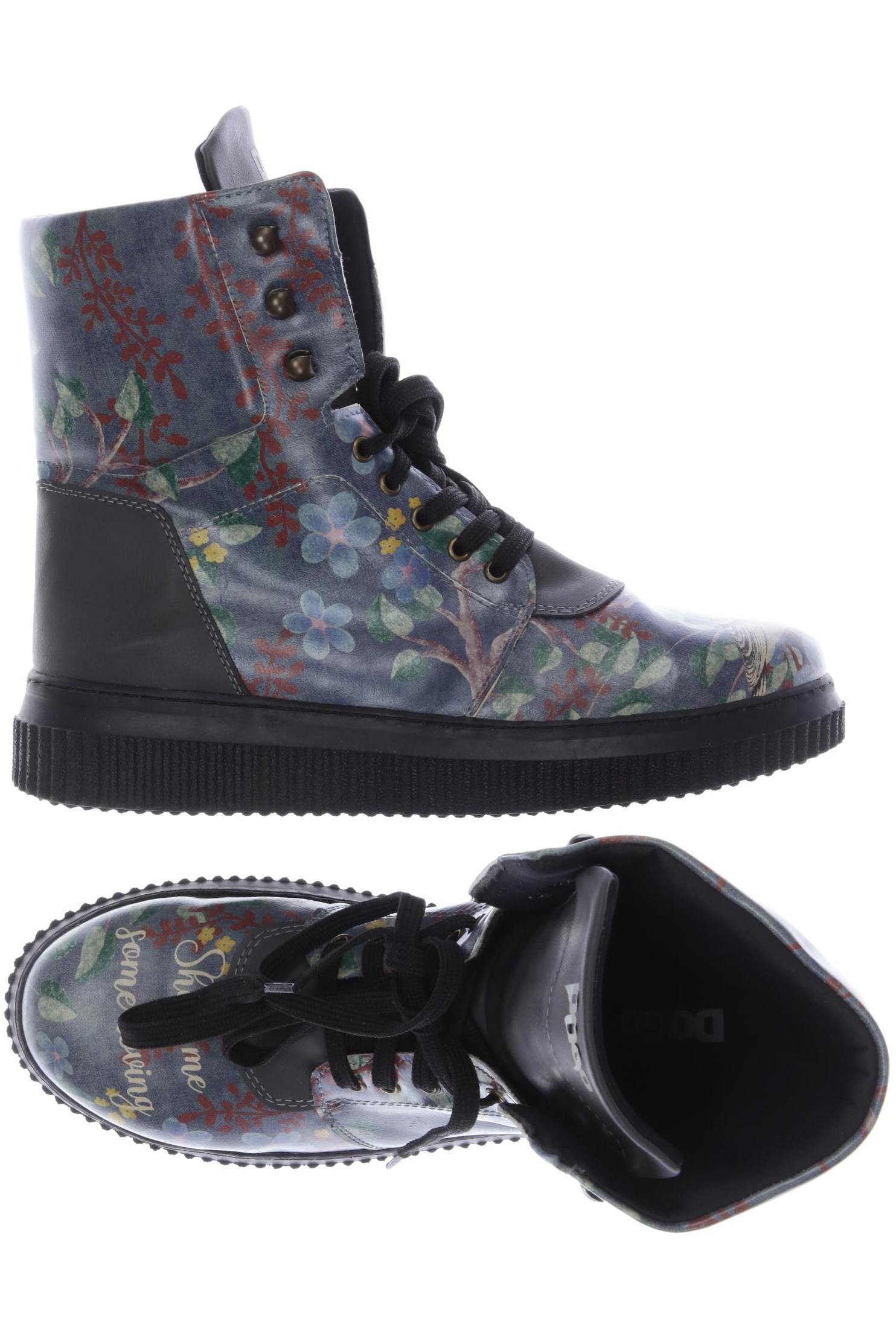 

Dogo Damen Stiefelette, blau, Gr. 40