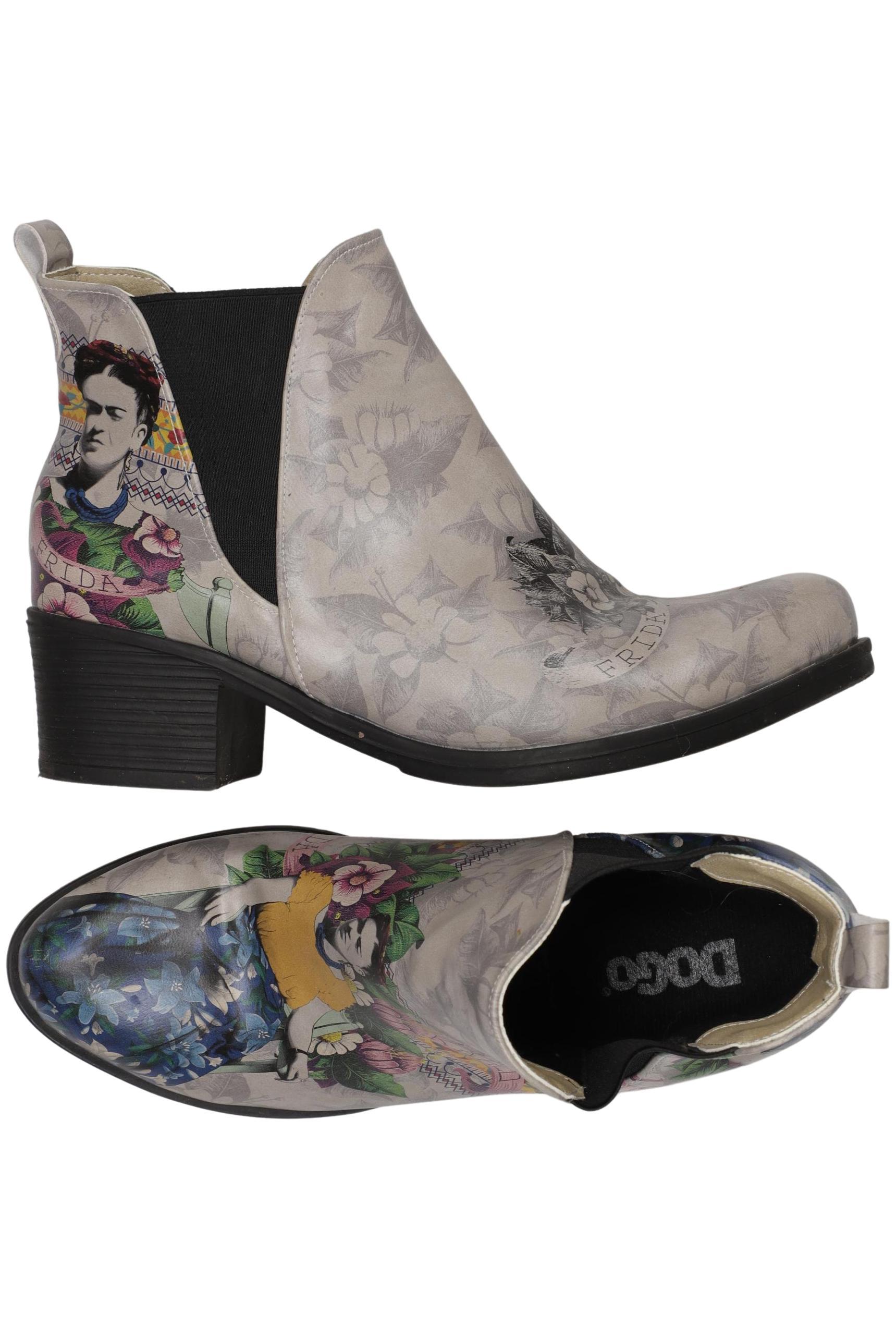 

Dogo Damen Stiefelette, grau, Gr. 41