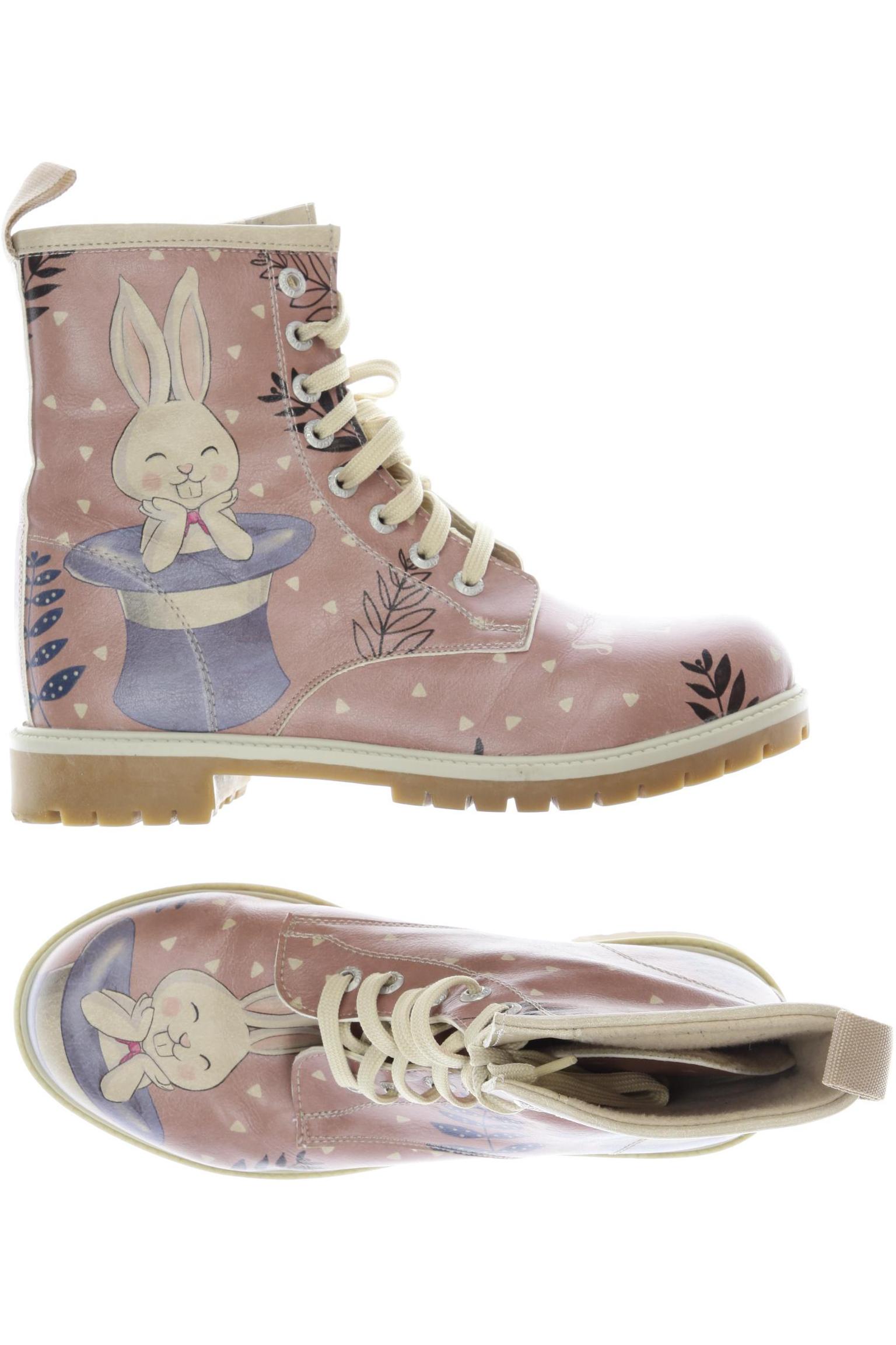 

Dogo Damen Stiefelette, pink, Gr. 38