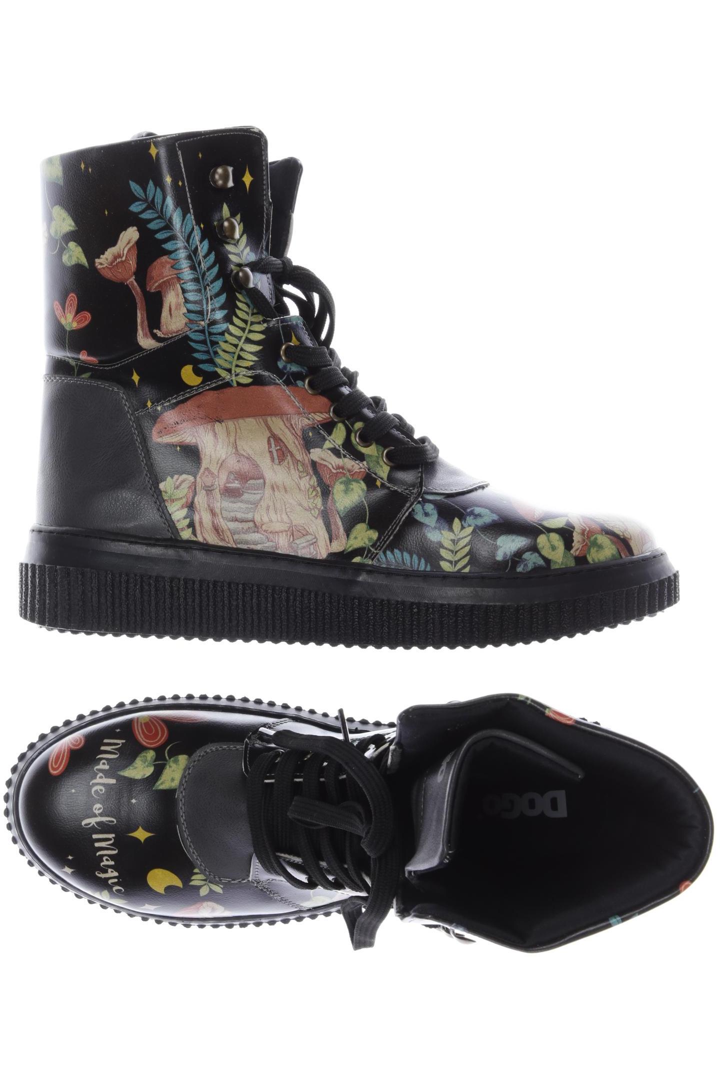 

Dogo Damen Stiefelette, schwarz, Gr. 39