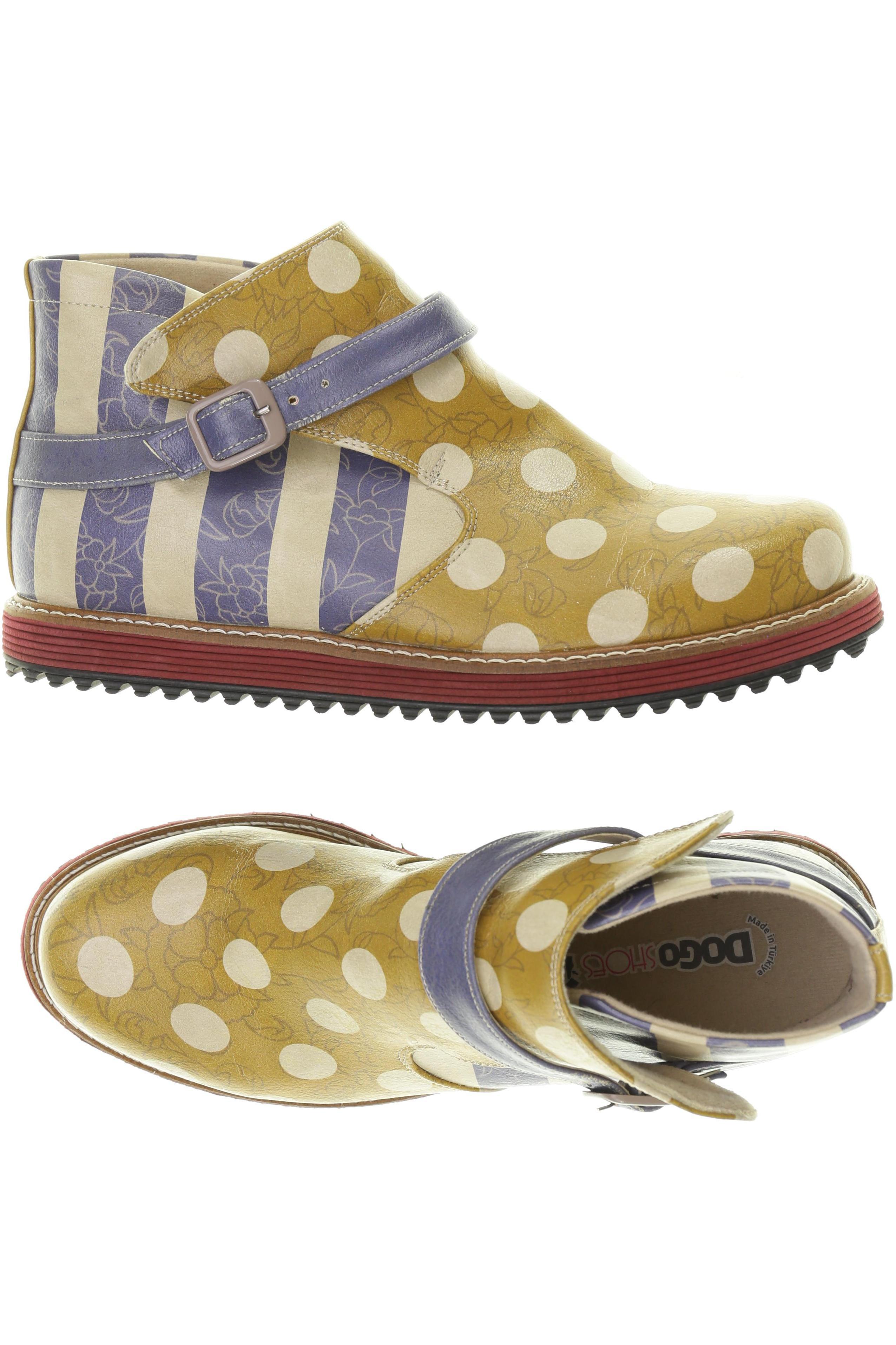 

Dogo Damen Stiefelette, gelb, Gr. 38