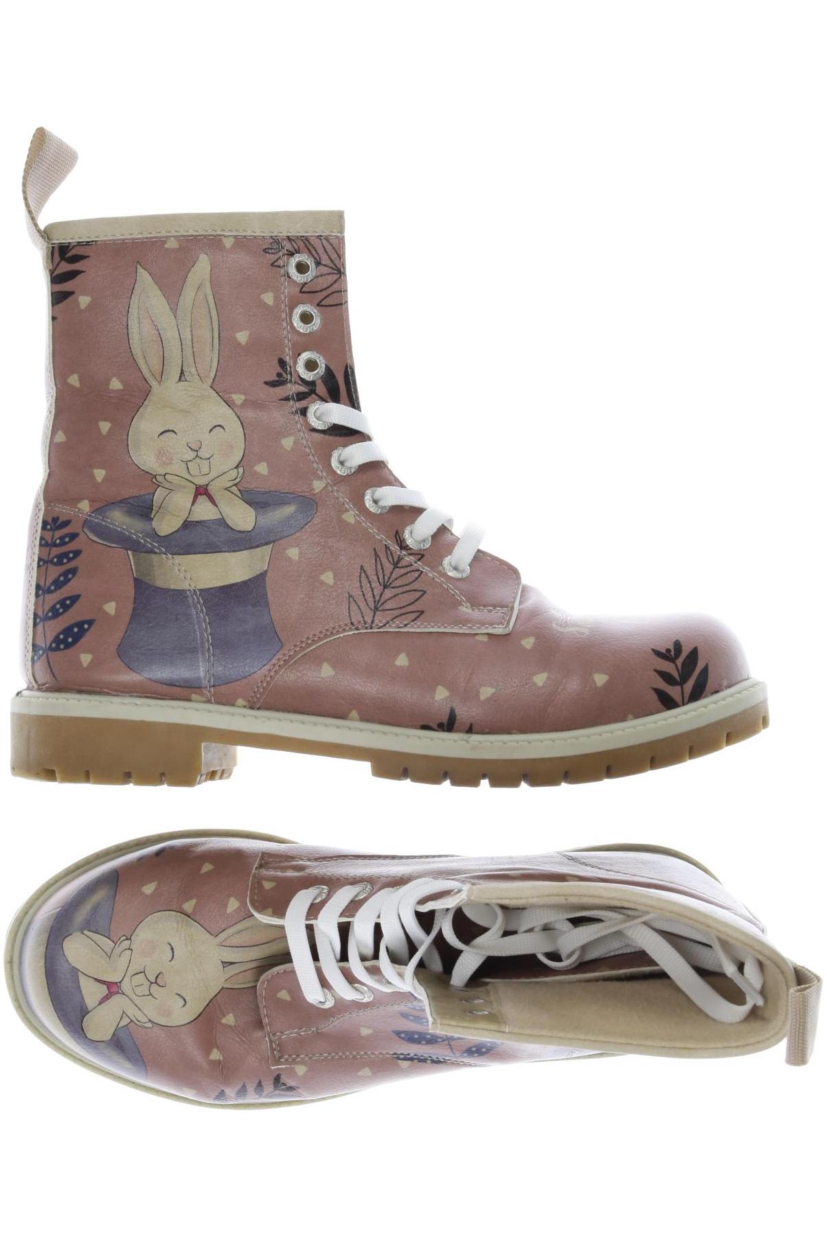 

Dogo Damen Stiefelette, pink, Gr. 38