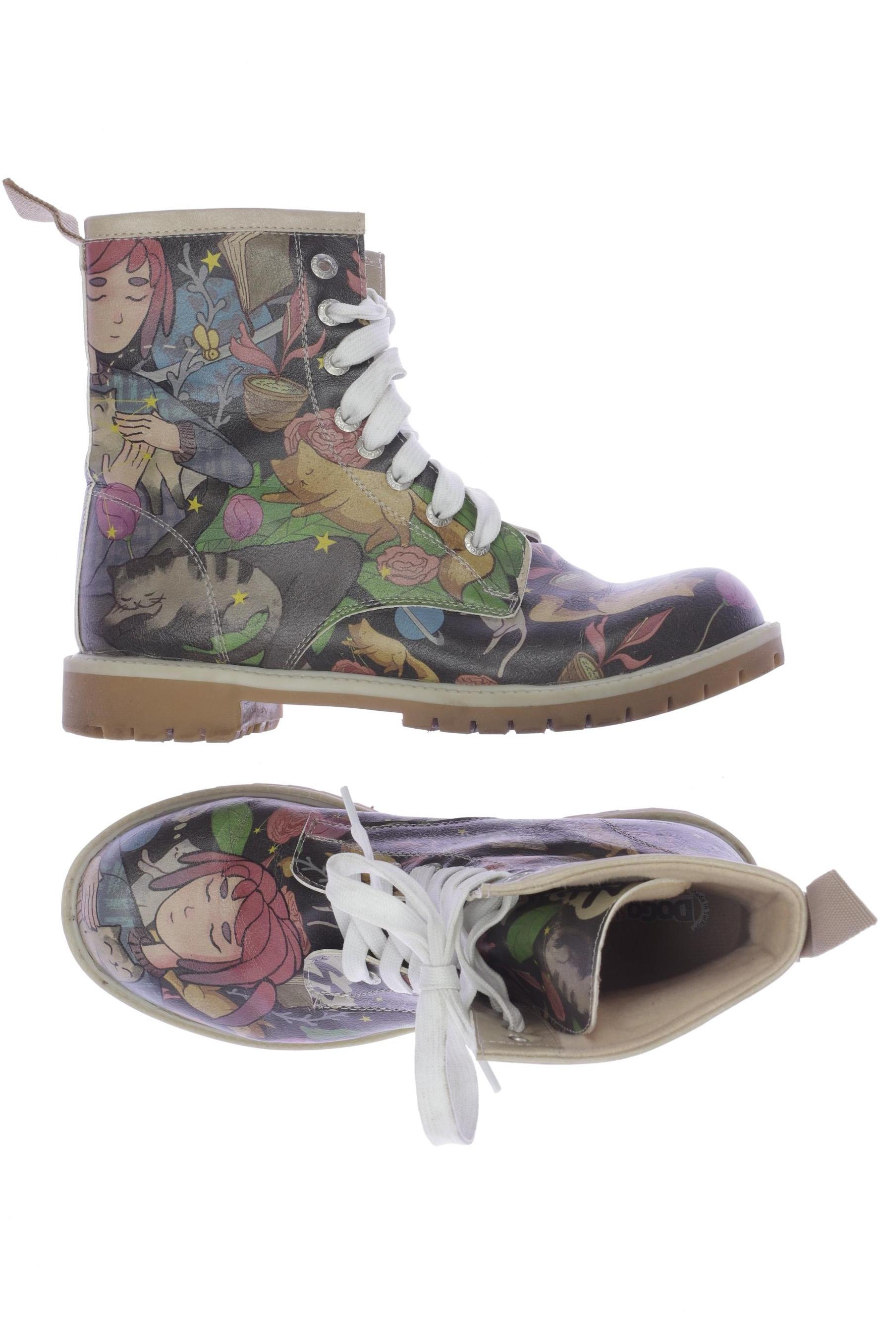 

Dogo Damen Stiefelette, mehrfarbig, Gr. 38