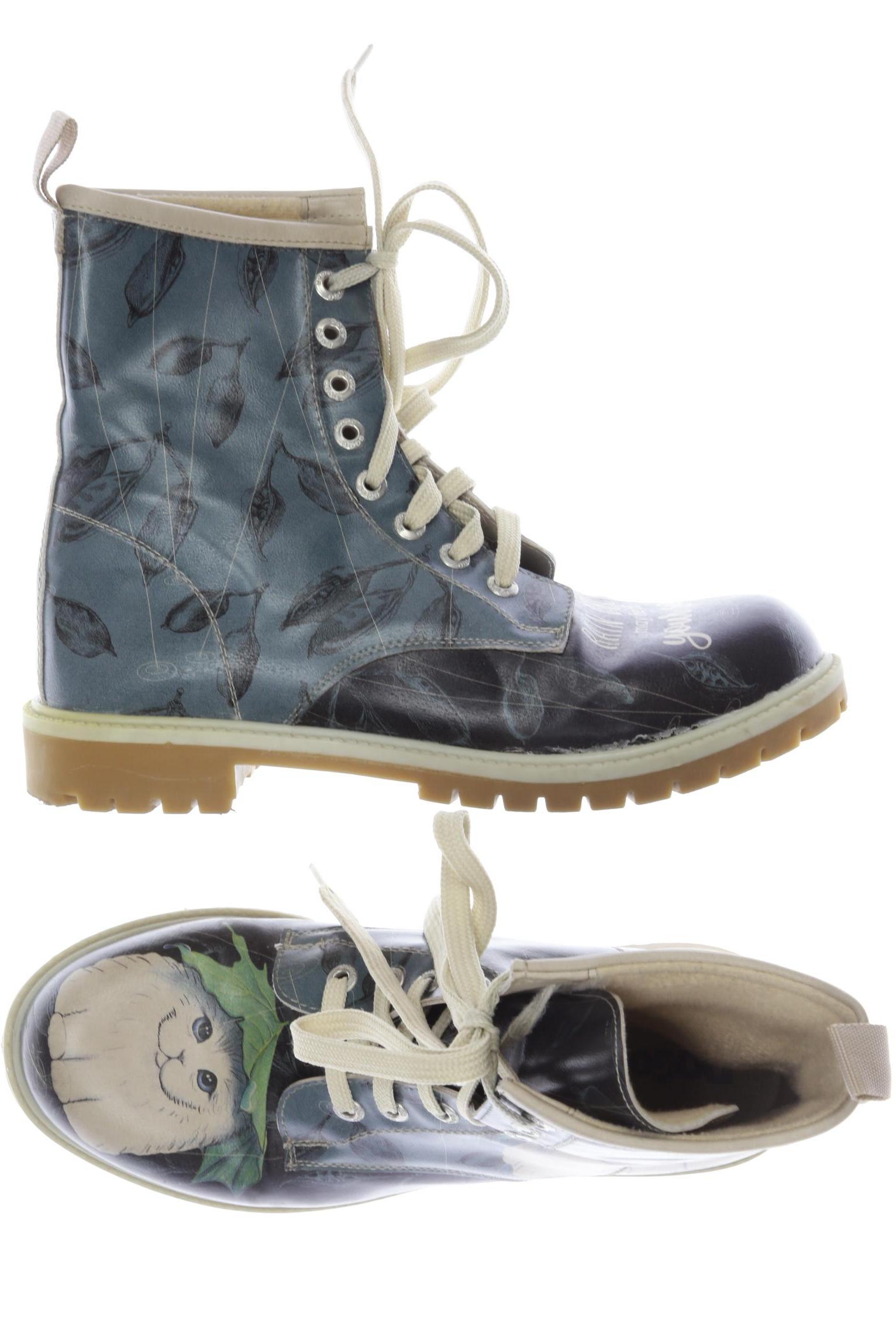 

Dogo Damen Stiefelette, blau, Gr. 38