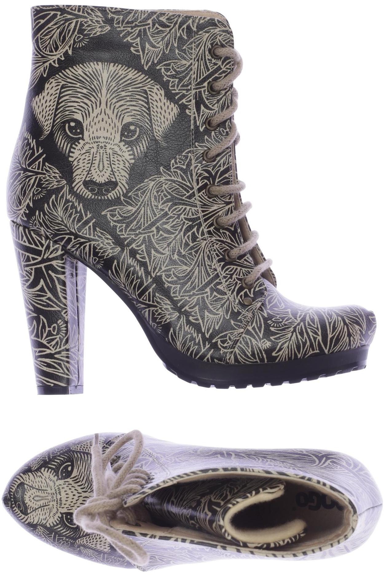 

Dogo Damen Stiefelette, schwarz