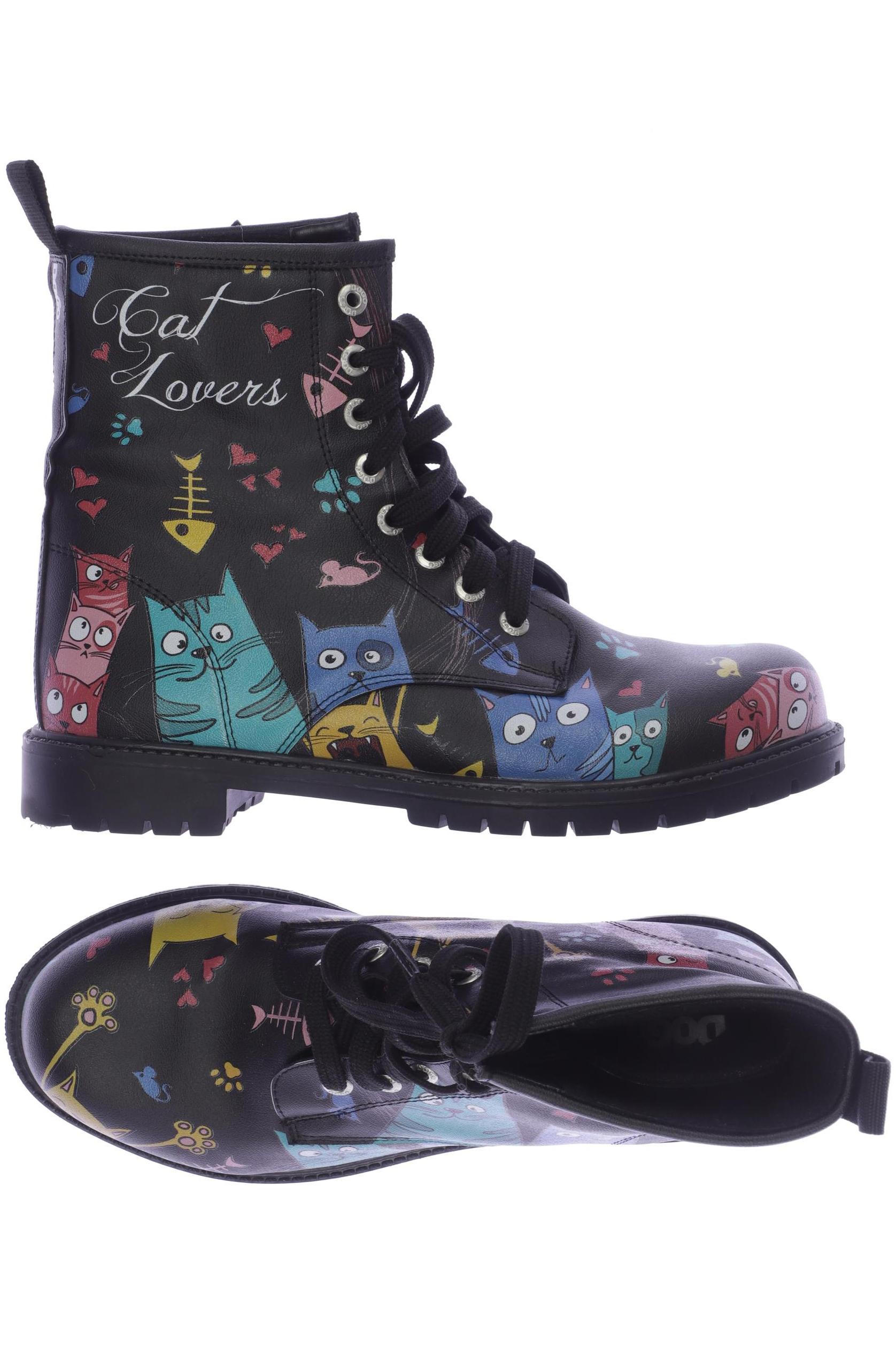 

Dogo Damen Stiefelette, schwarz