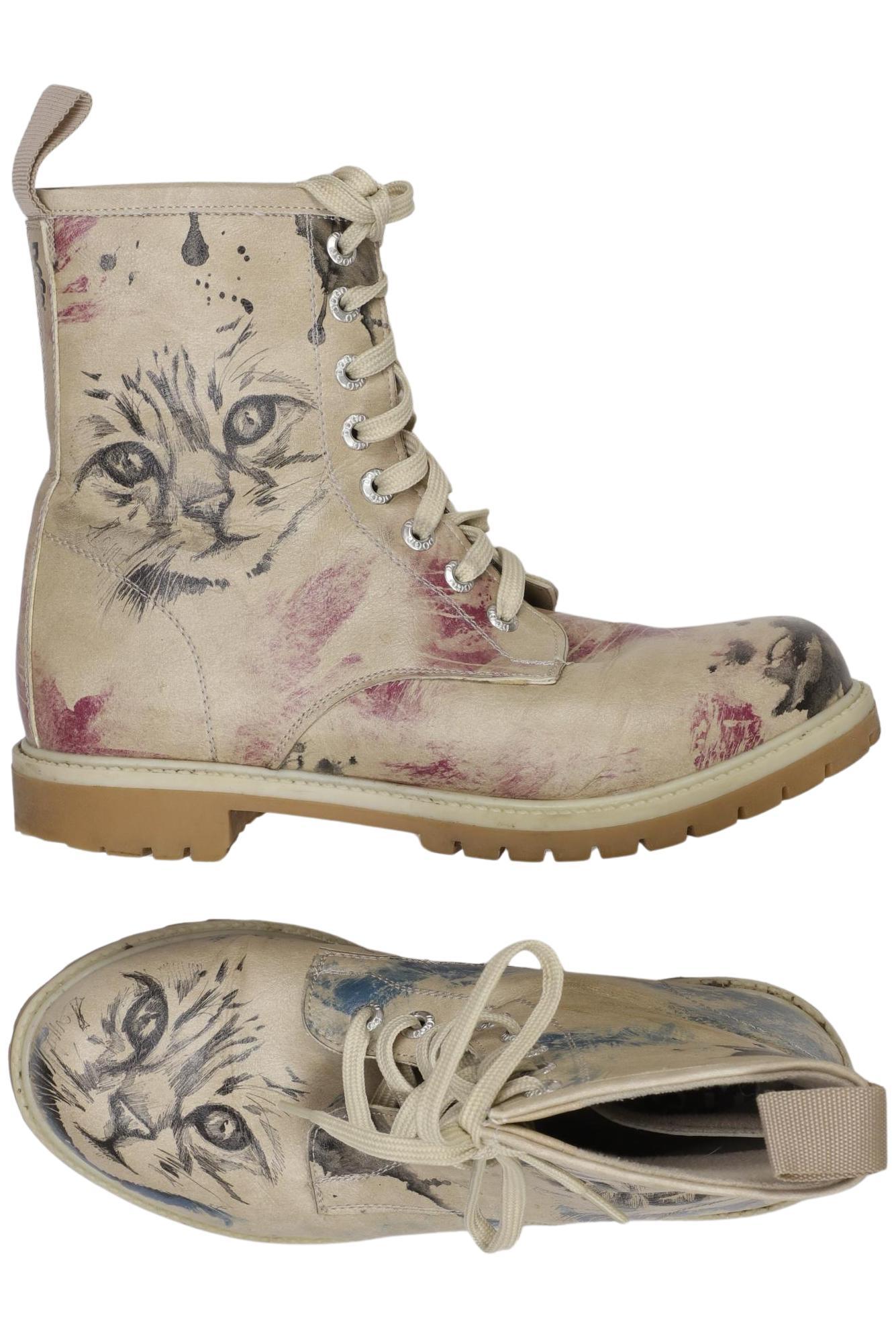 

Dogo Damen Stiefelette, beige, Gr. 37