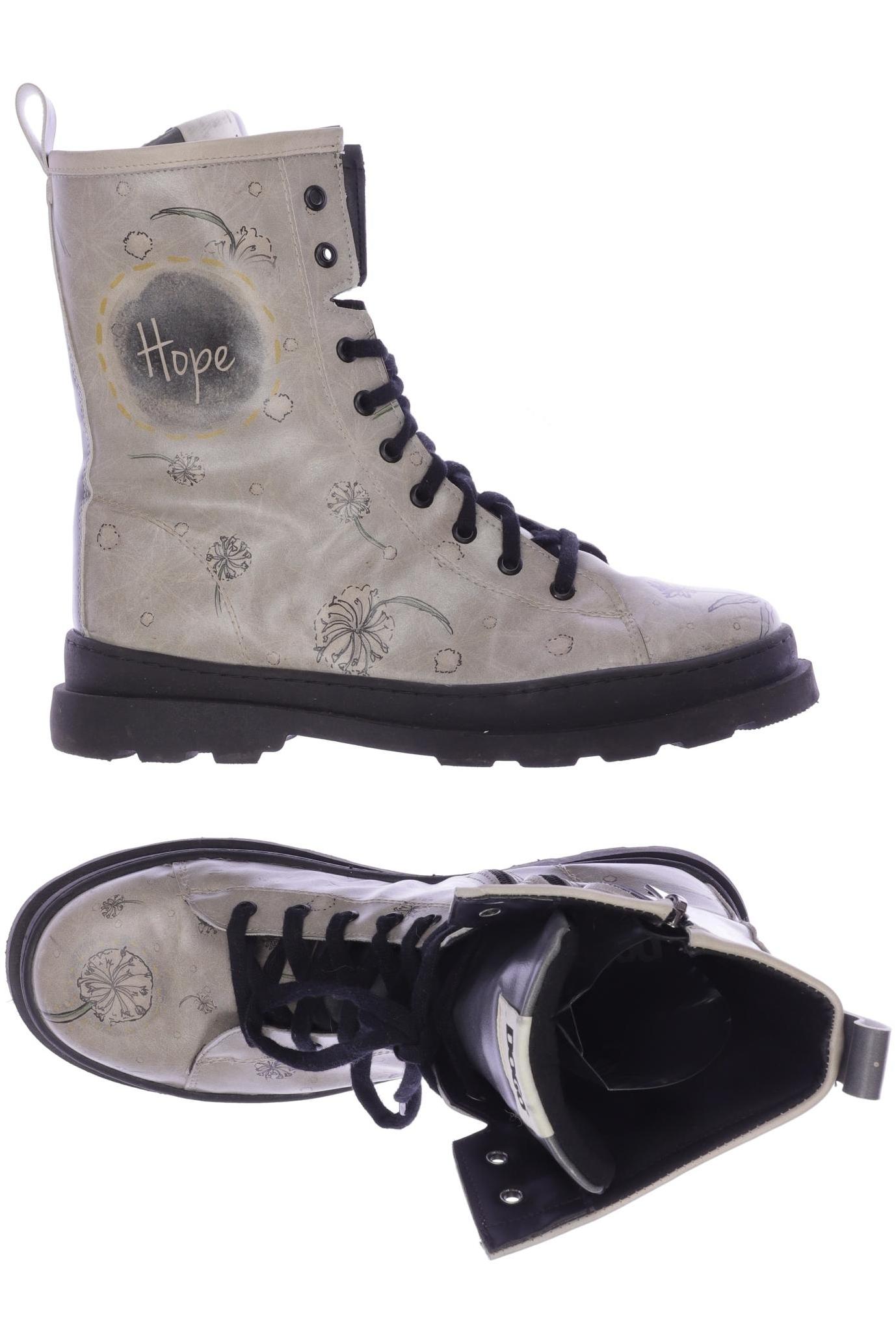 

Dogo Damen Stiefelette, grau, Gr. 41