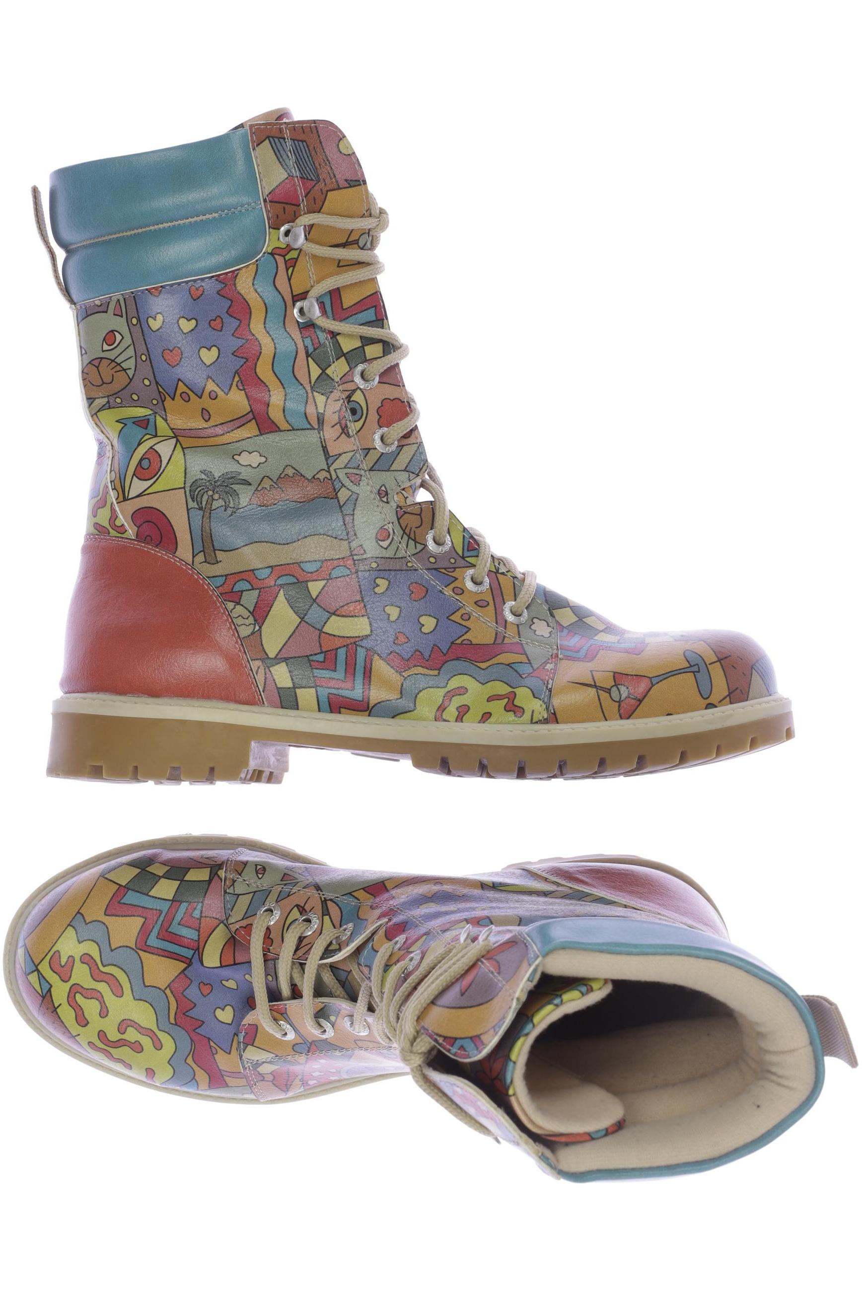 

Dogo Damen Stiefelette, mehrfarbig, Gr. 41