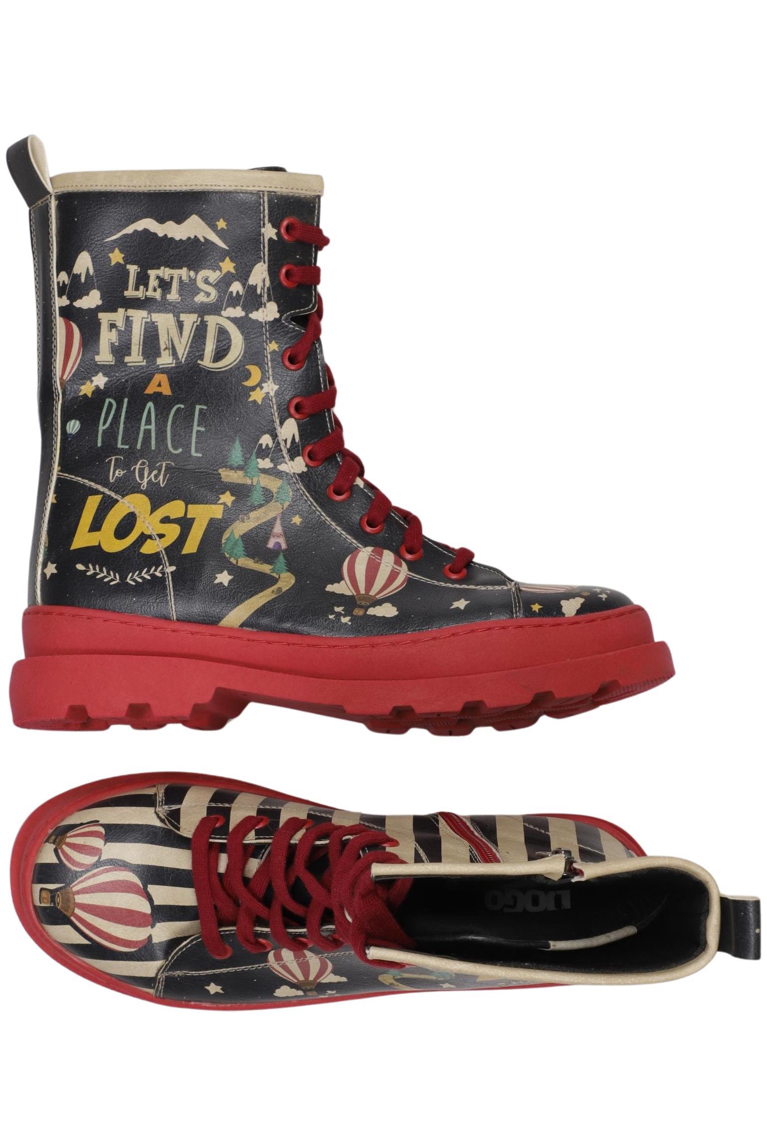 

Dogo Damen Stiefelette, mehrfarbig, Gr. 37