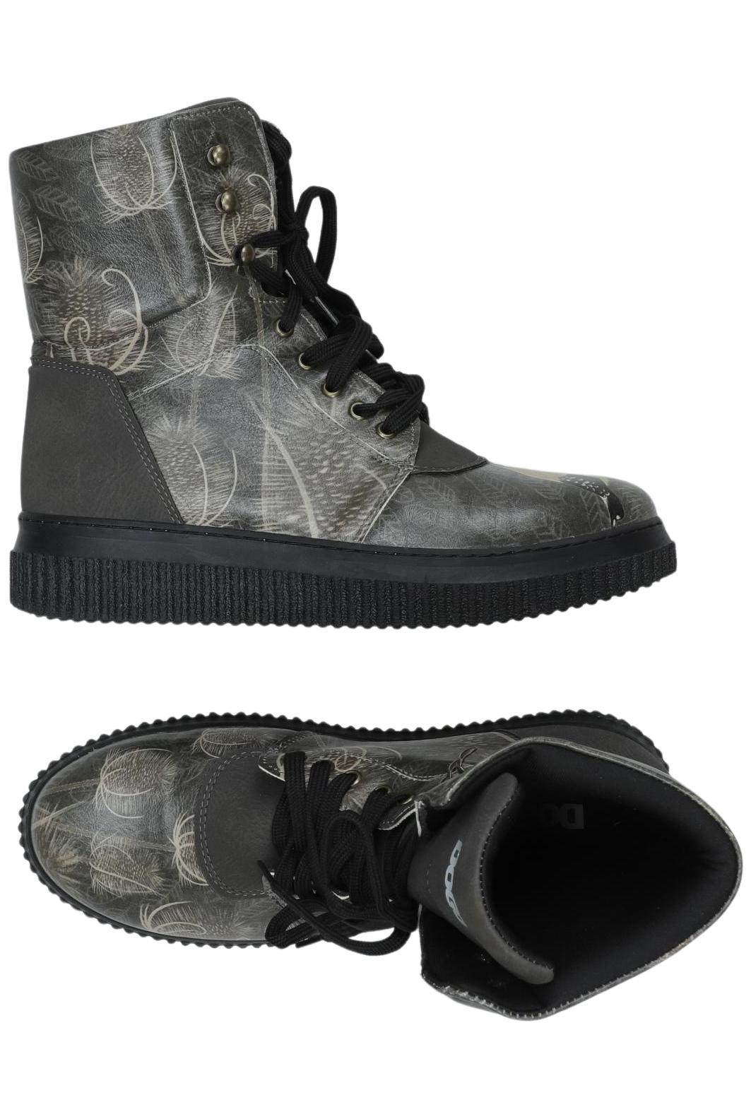 

Dogo Damen Stiefelette, grau, Gr. 39