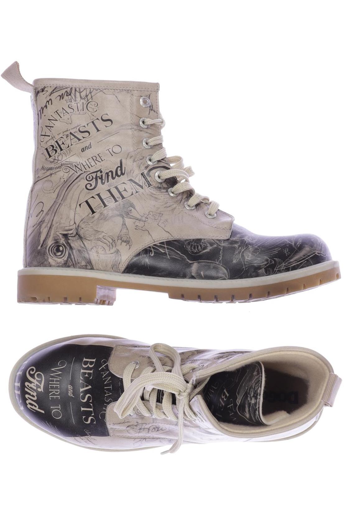 

Dogo Damen Stiefelette, beige, Gr. 41