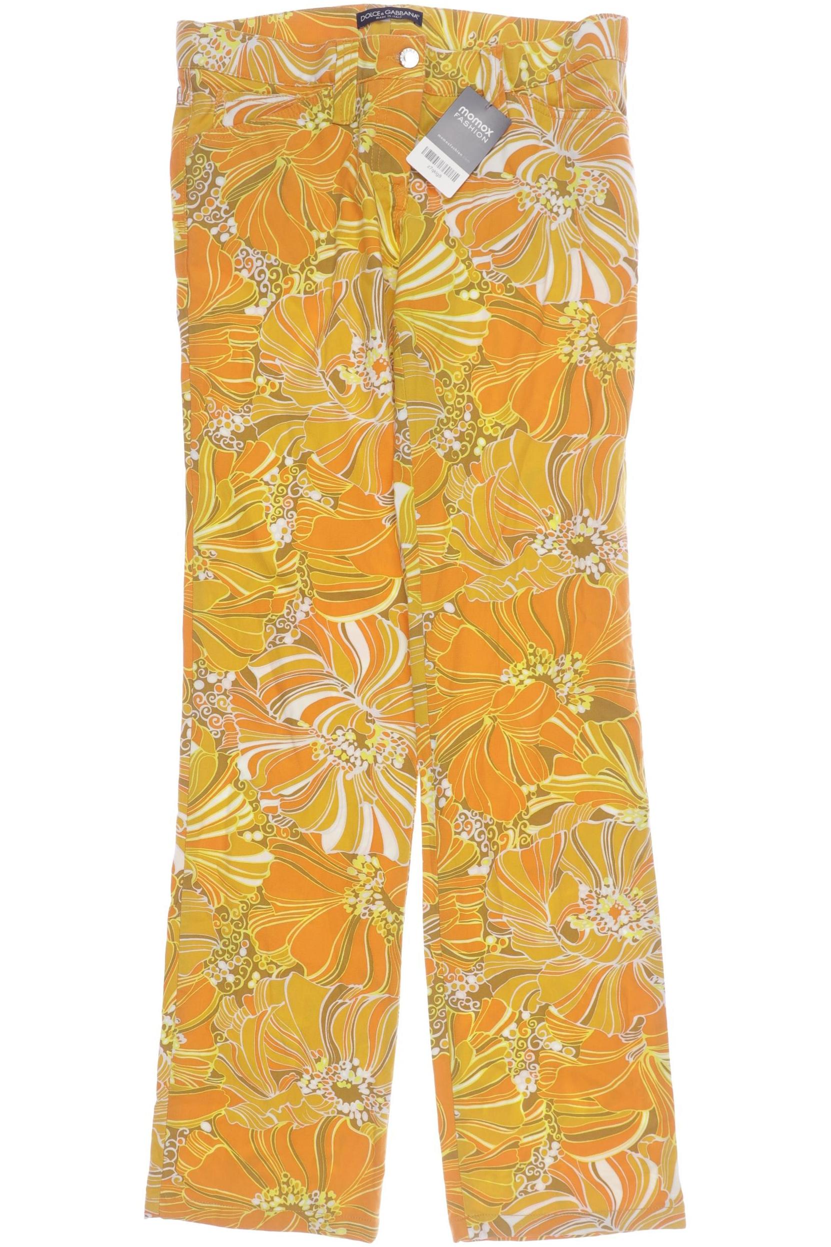 

Dolce&Gabbana Damen Stoffhose, orange, Gr. 42