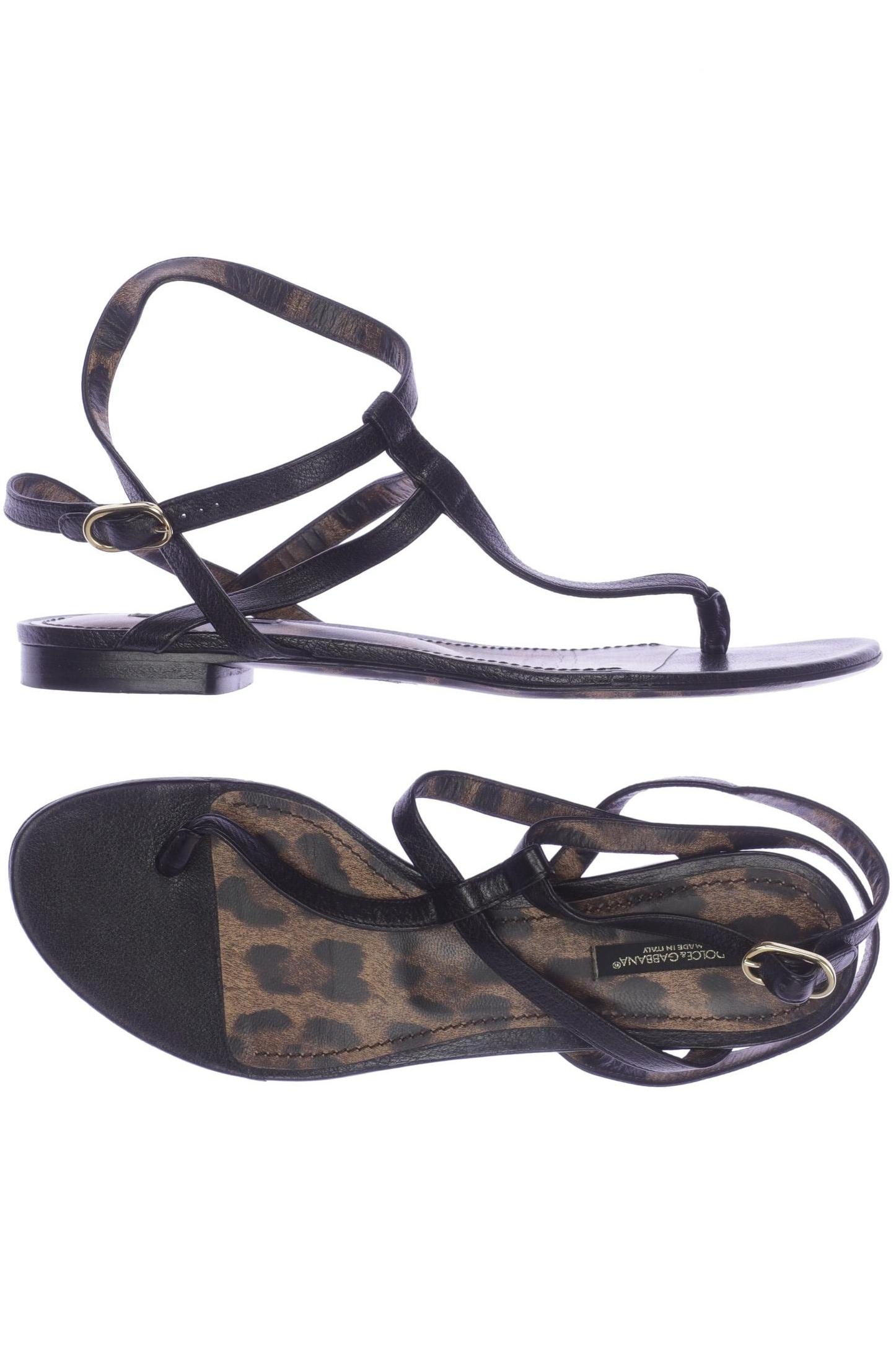 

Dolce&Gabbana Damen Sandale, schwarz, Gr. 39