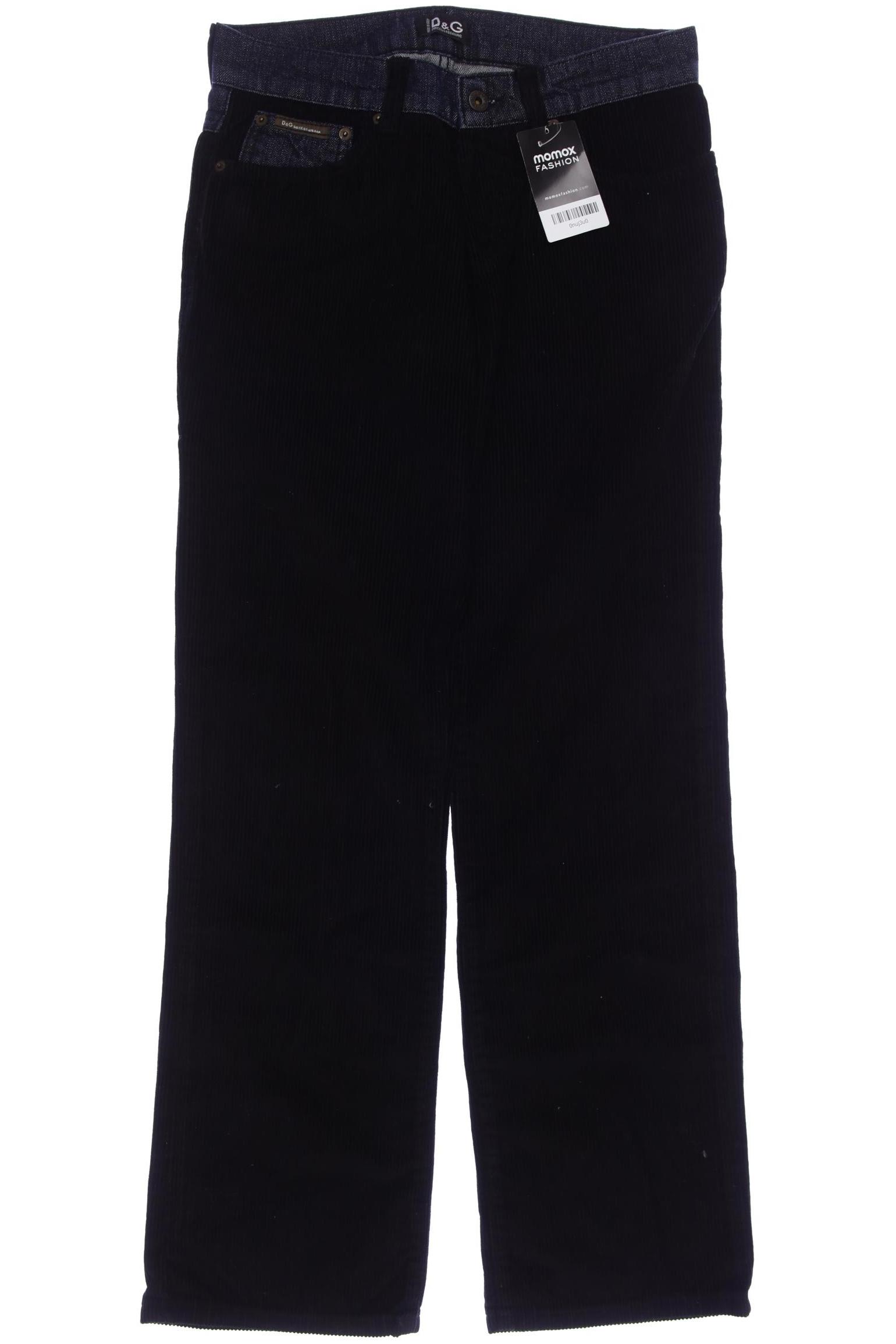 

Dolce Gabbana Damen Stoffhose, schwarz, Gr. 30