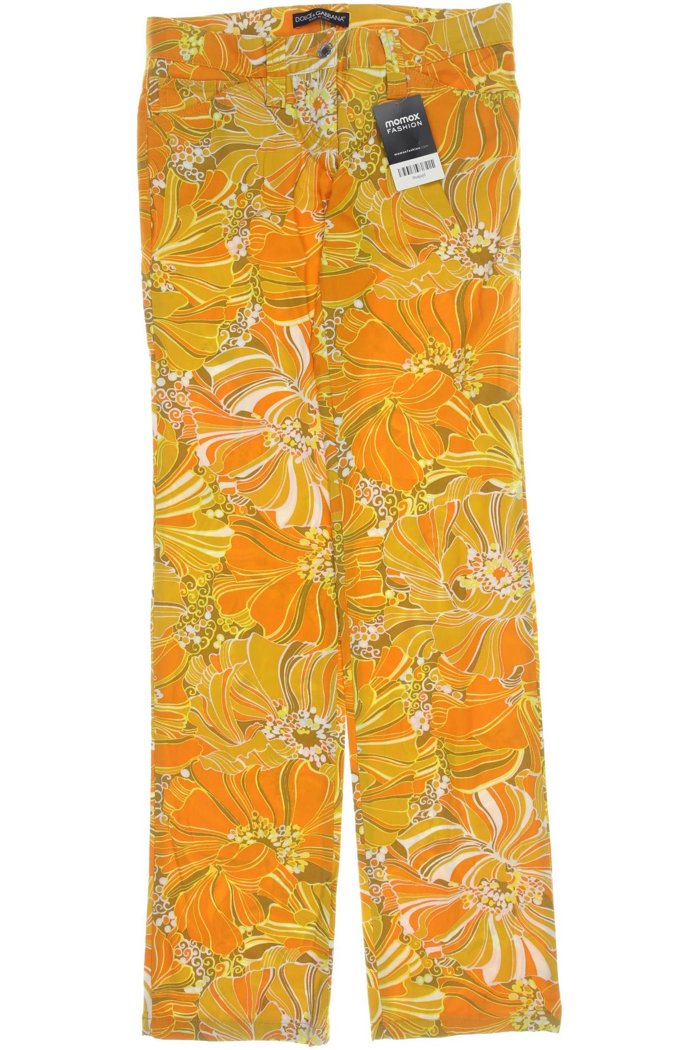 

Dolce&Gabbana Damen Stoffhose, orange, Gr. 38