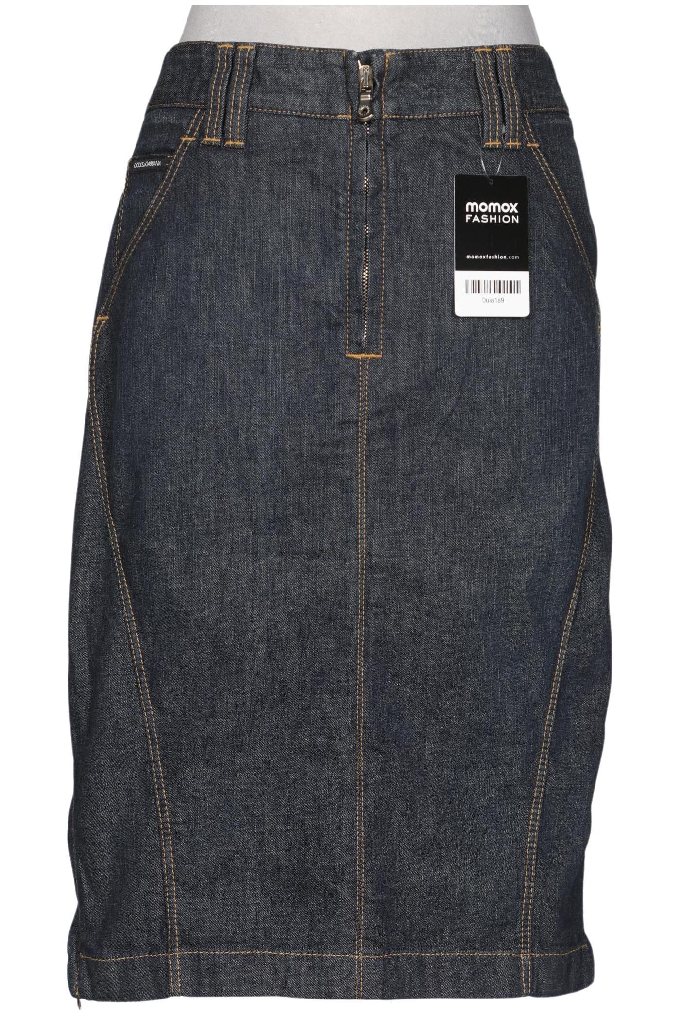 

Dolce&Gabbana Damen Rock, marineblau, Gr. 46