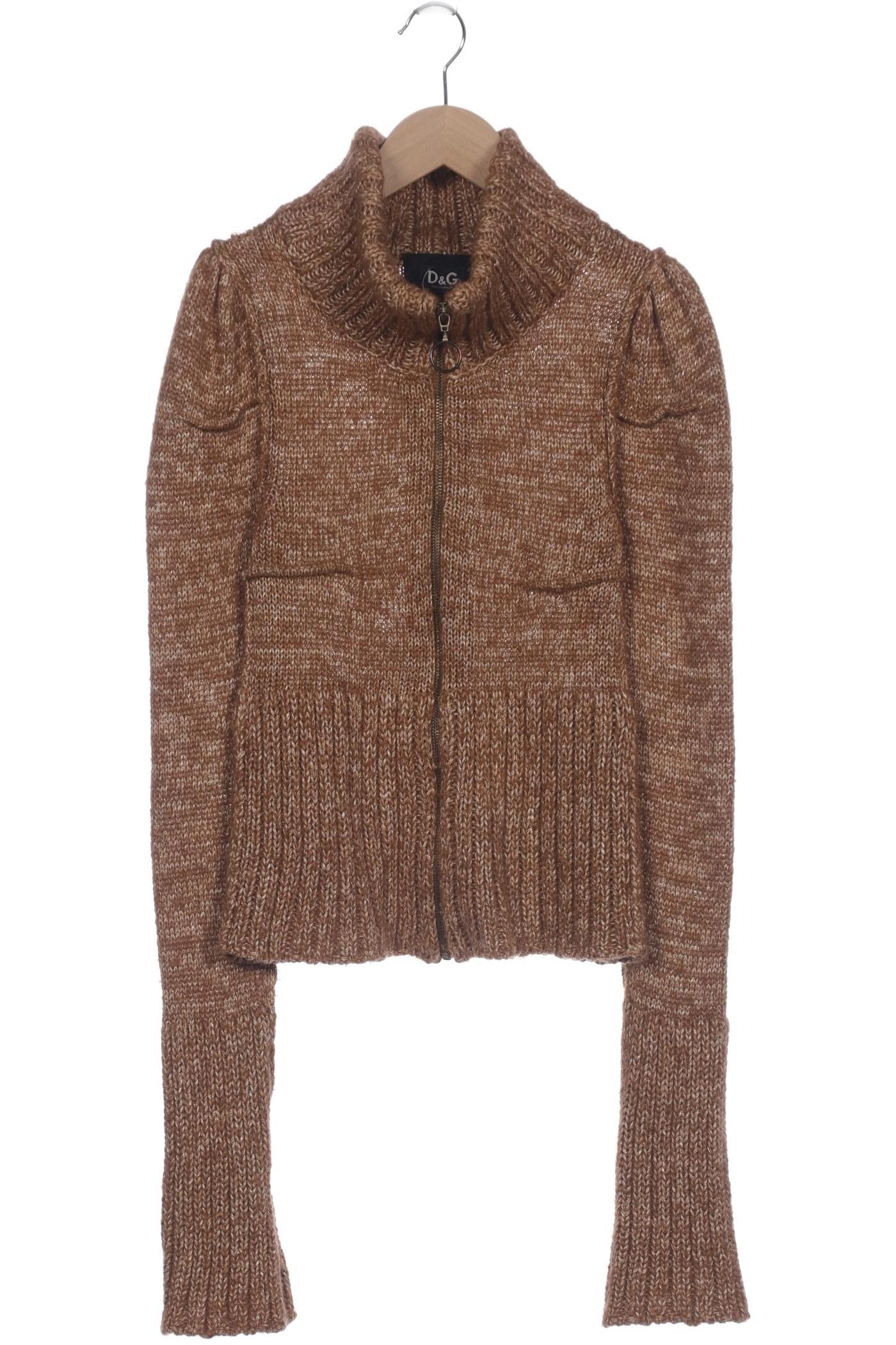 

Dolce&Gabbana Damen Strickjacke, braun, Gr. 34