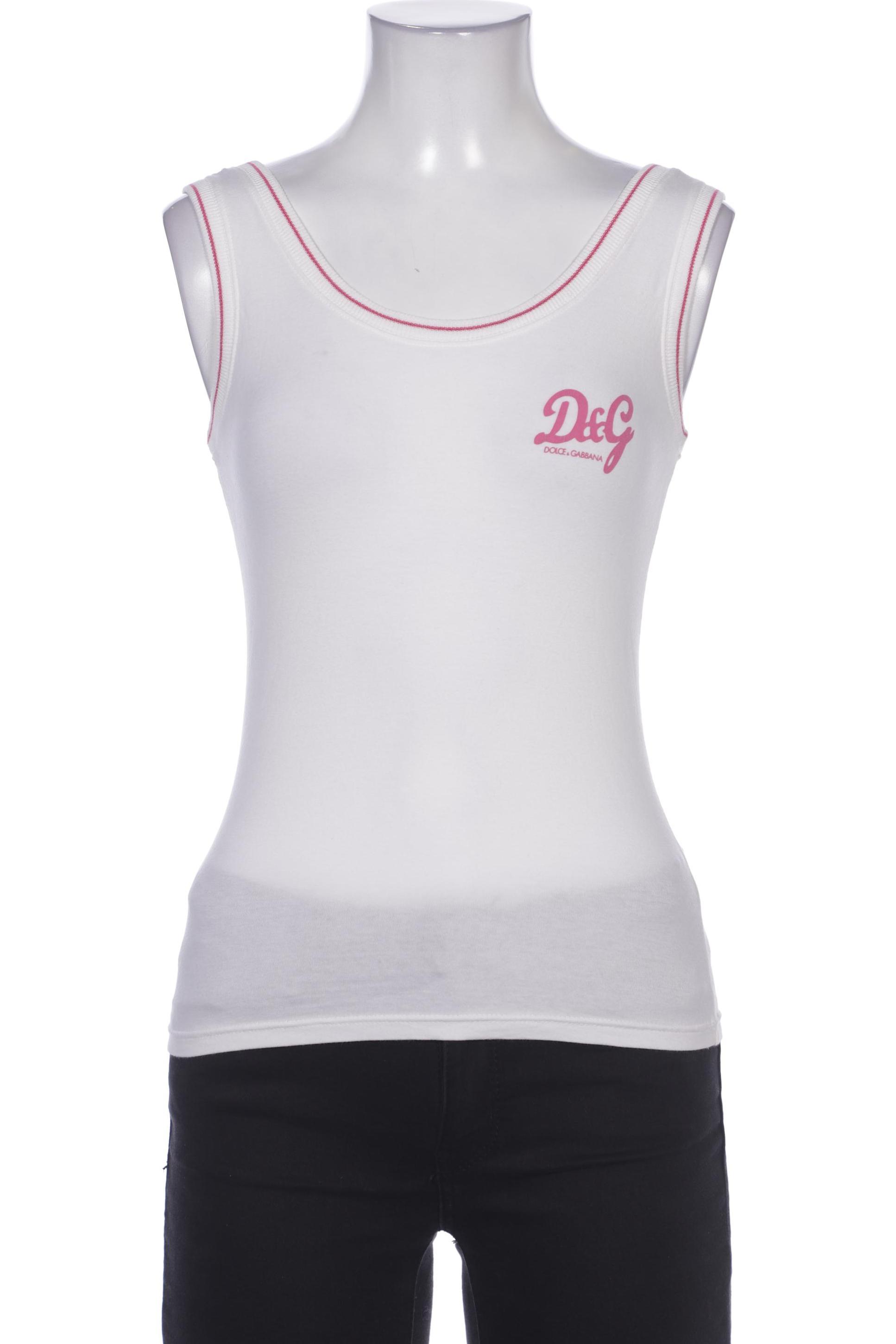 

Dolce&Gabbana Damen Top, weiß, Gr. 34