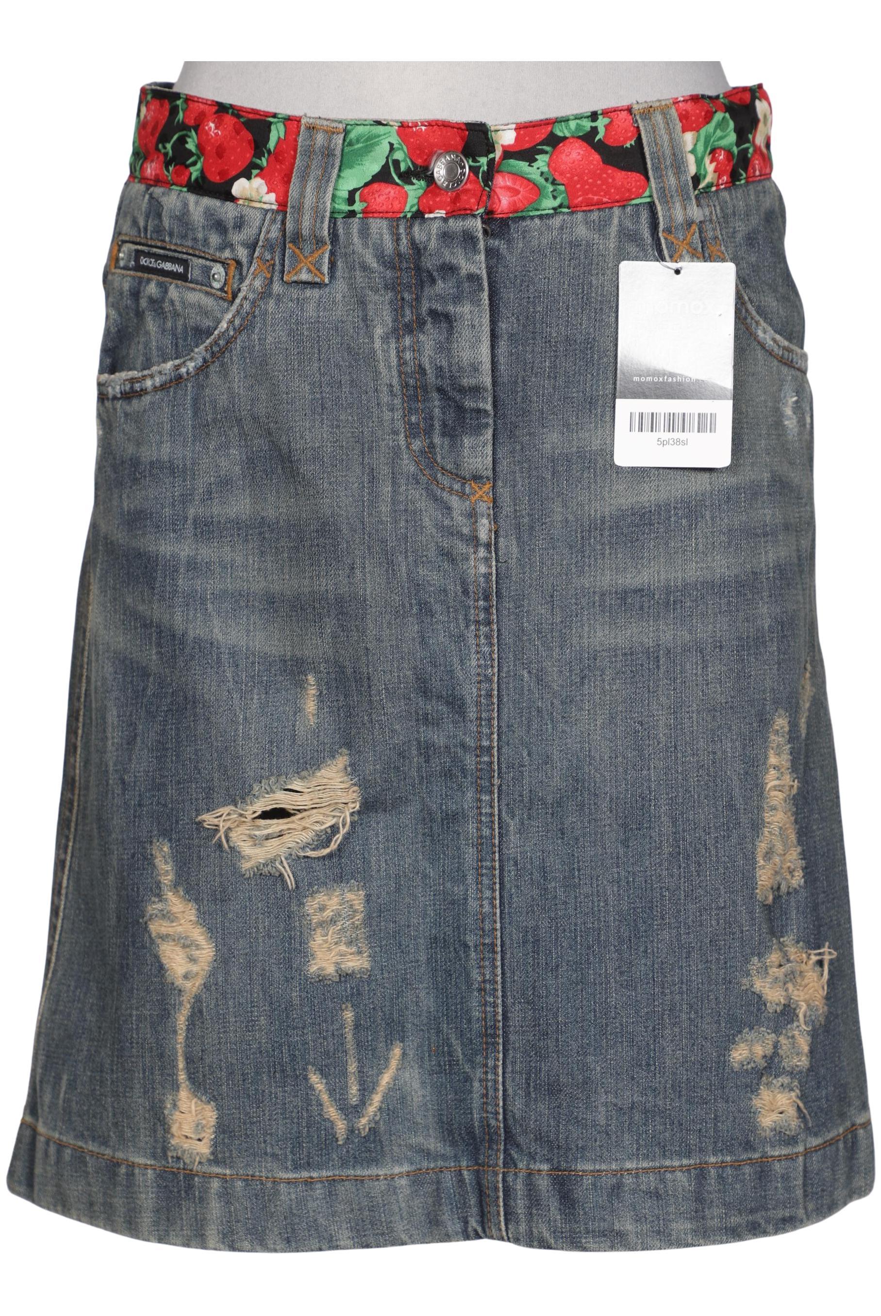 

Dolce&Gabbana Damen Rock, blau, Gr. 40