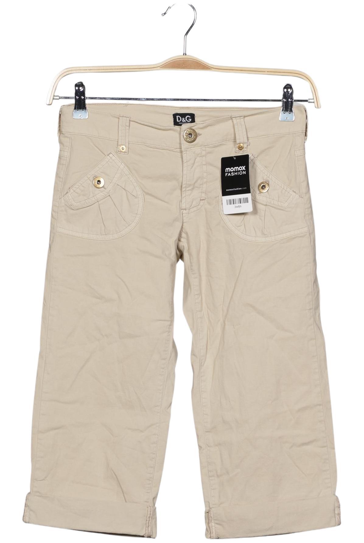 

Dolce&Gabbana Damen Stoffhose, beige, Gr. 24