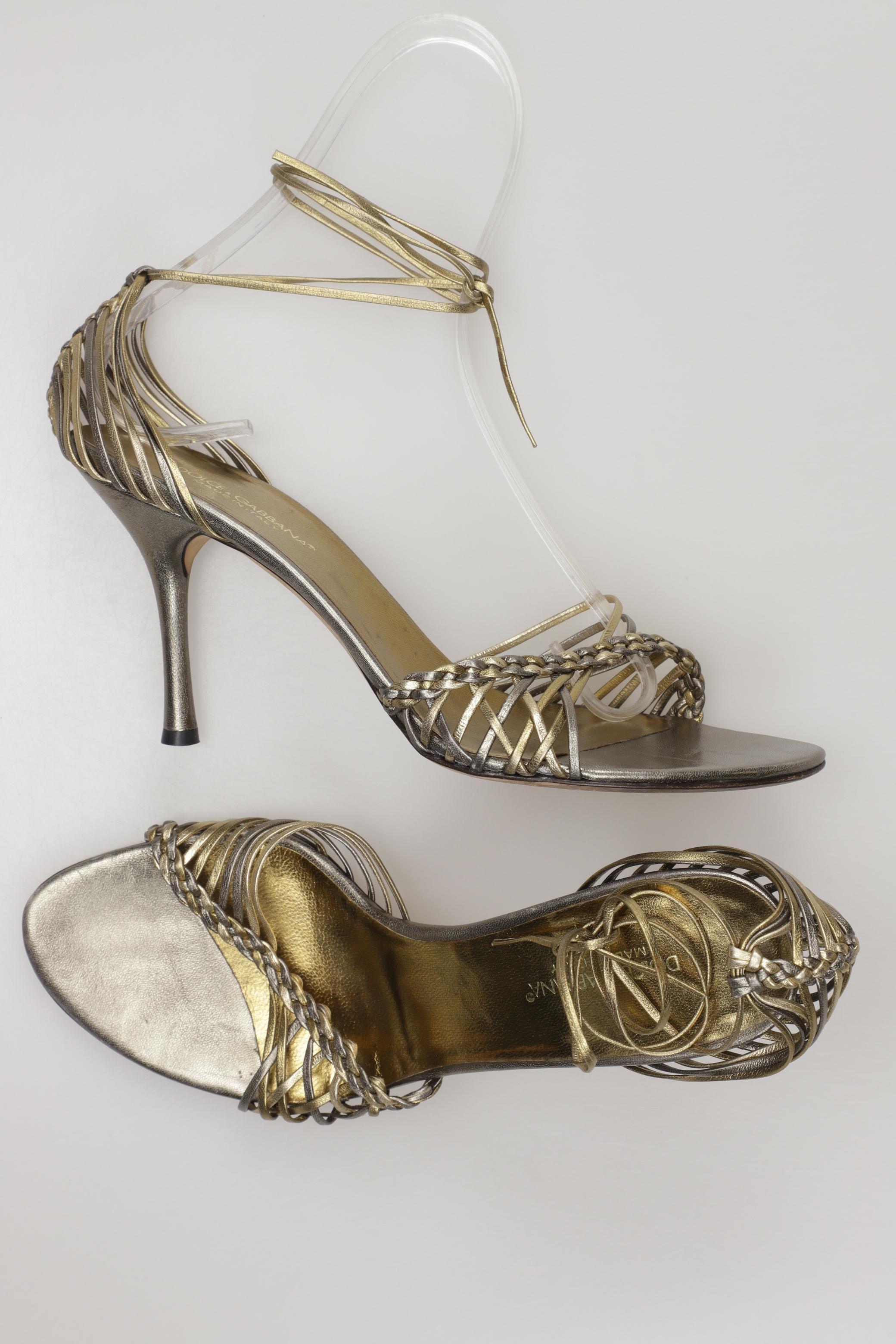

Dolce&Gabbana Damen Sandale, gold, Gr. 39.5