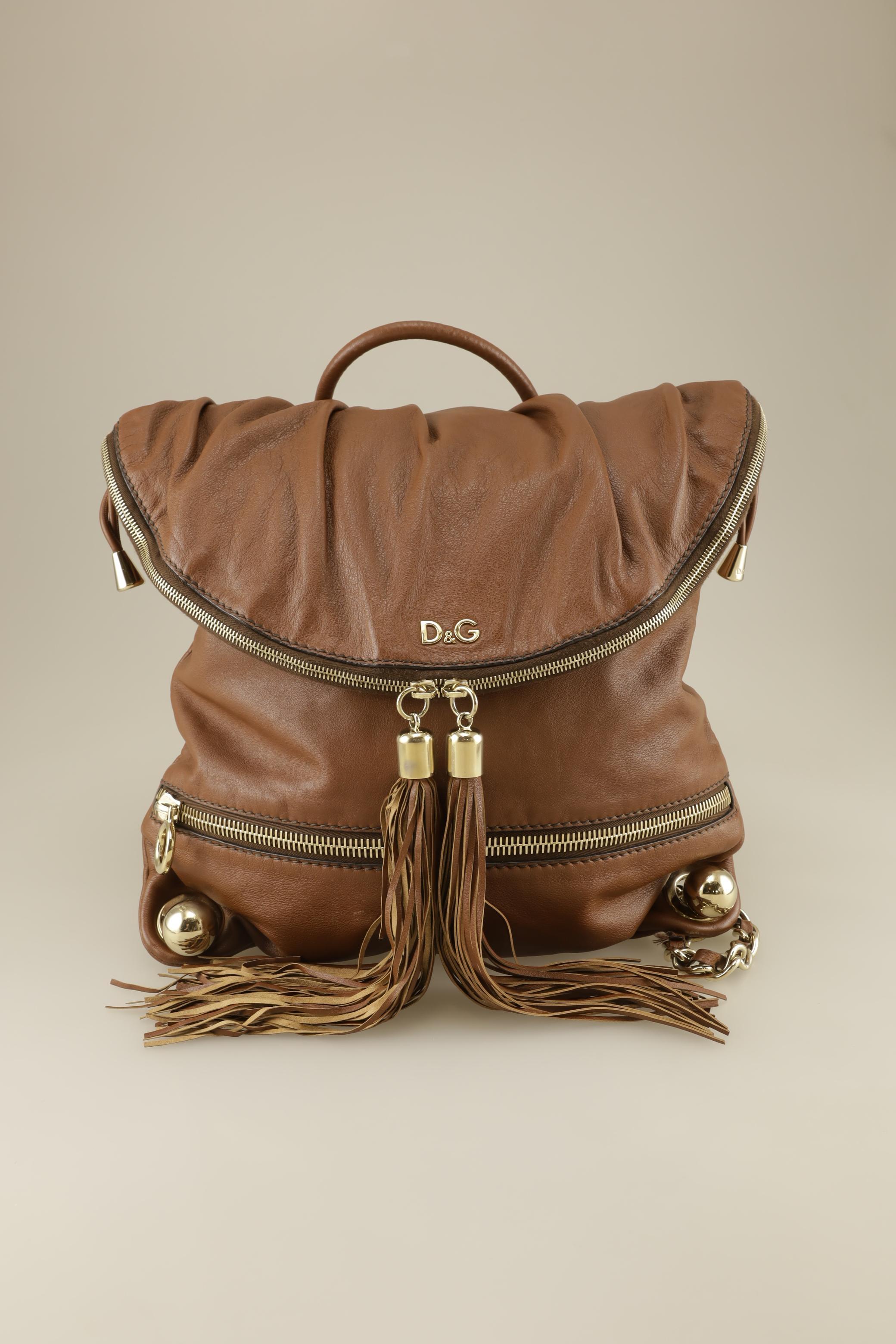 

Dolce&Gabbana Damen Rucksack, braun, Gr.