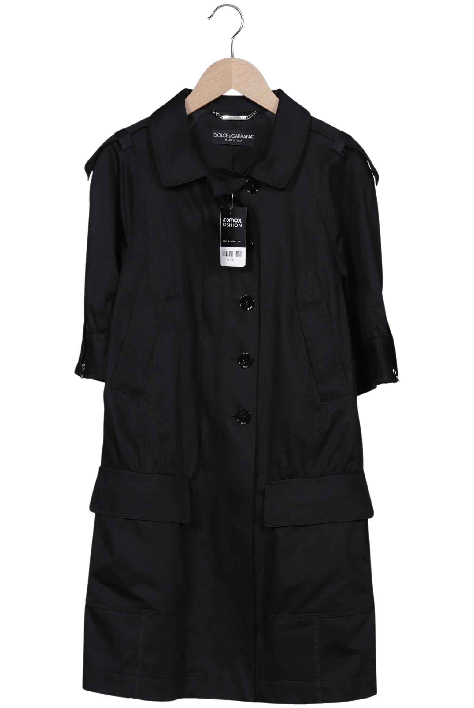 

Dolce&Gabbana Damen Mantel, schwarz, Gr. 38