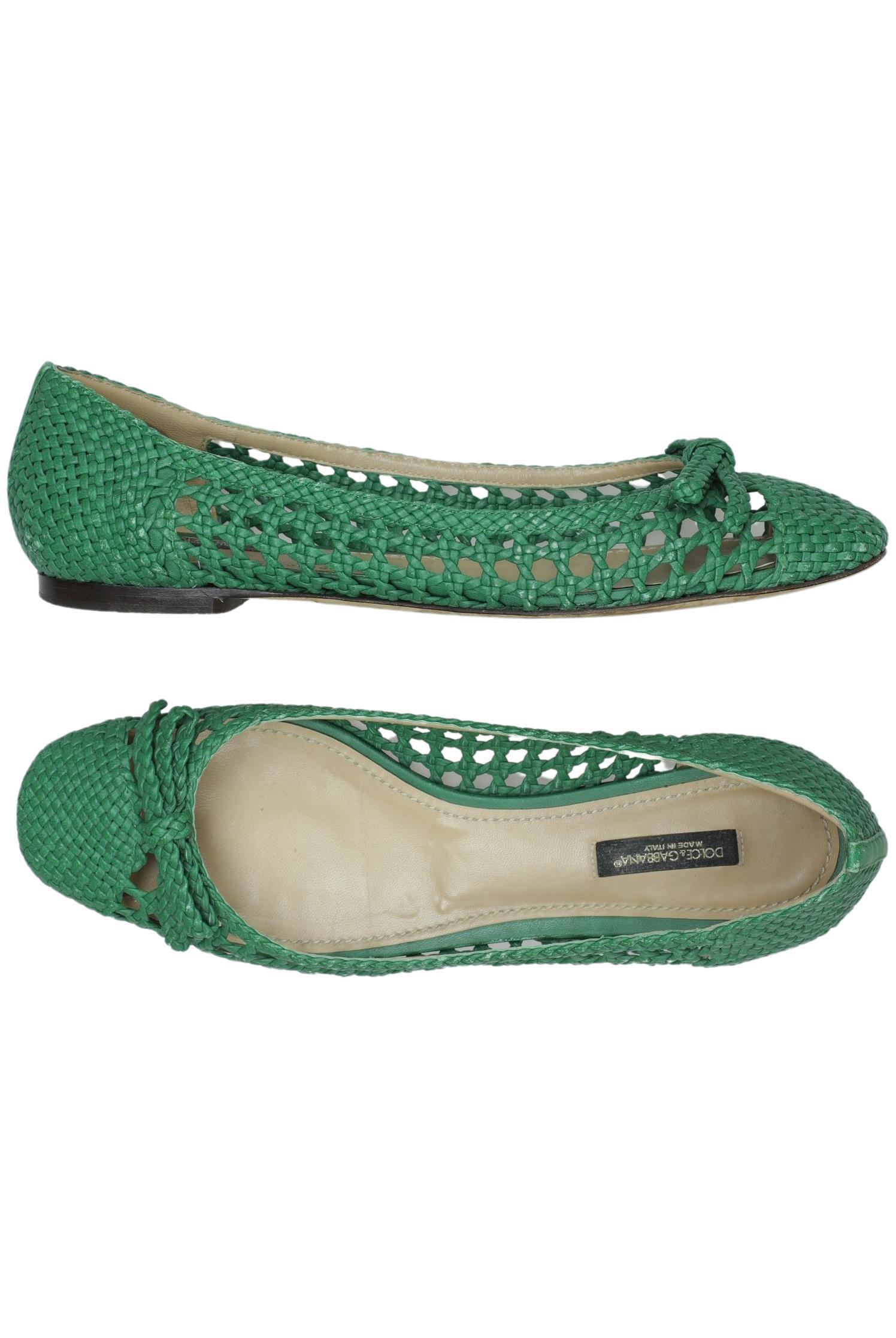 

Dolce&Gabbana Damen Ballerinas, grün, Gr. 39