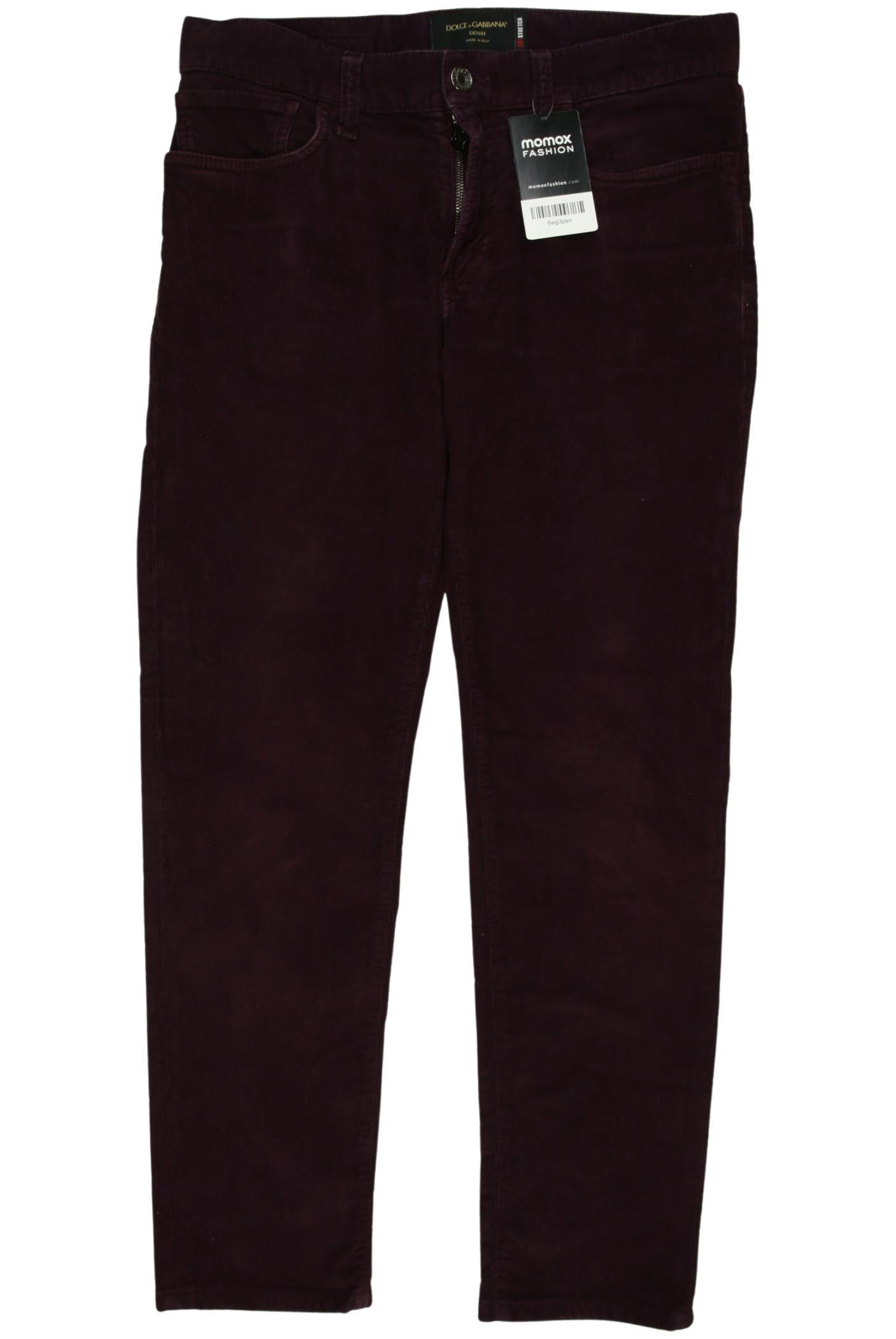 

Dolce&Gabbana Damen Stoffhose, bordeaux, Gr. 44
