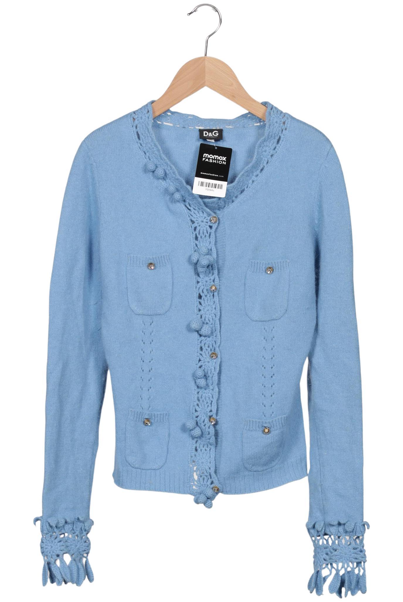 

Dolce&Gabbana Damen Strickjacke, blau, Gr. 38
