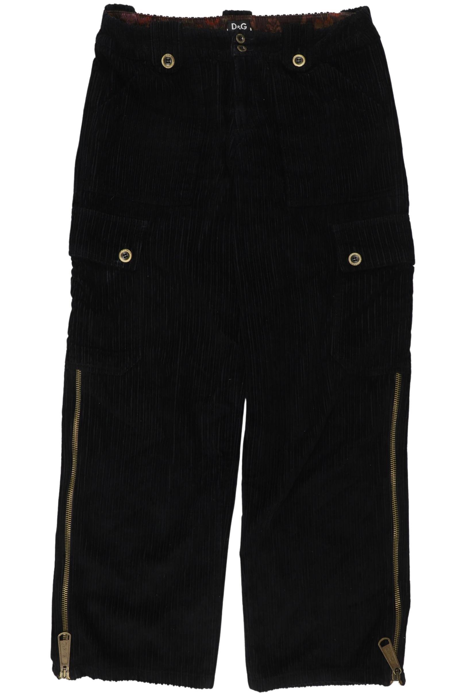 

Dolce&Gabbana Damen Stoffhose, schwarz, Gr. 30