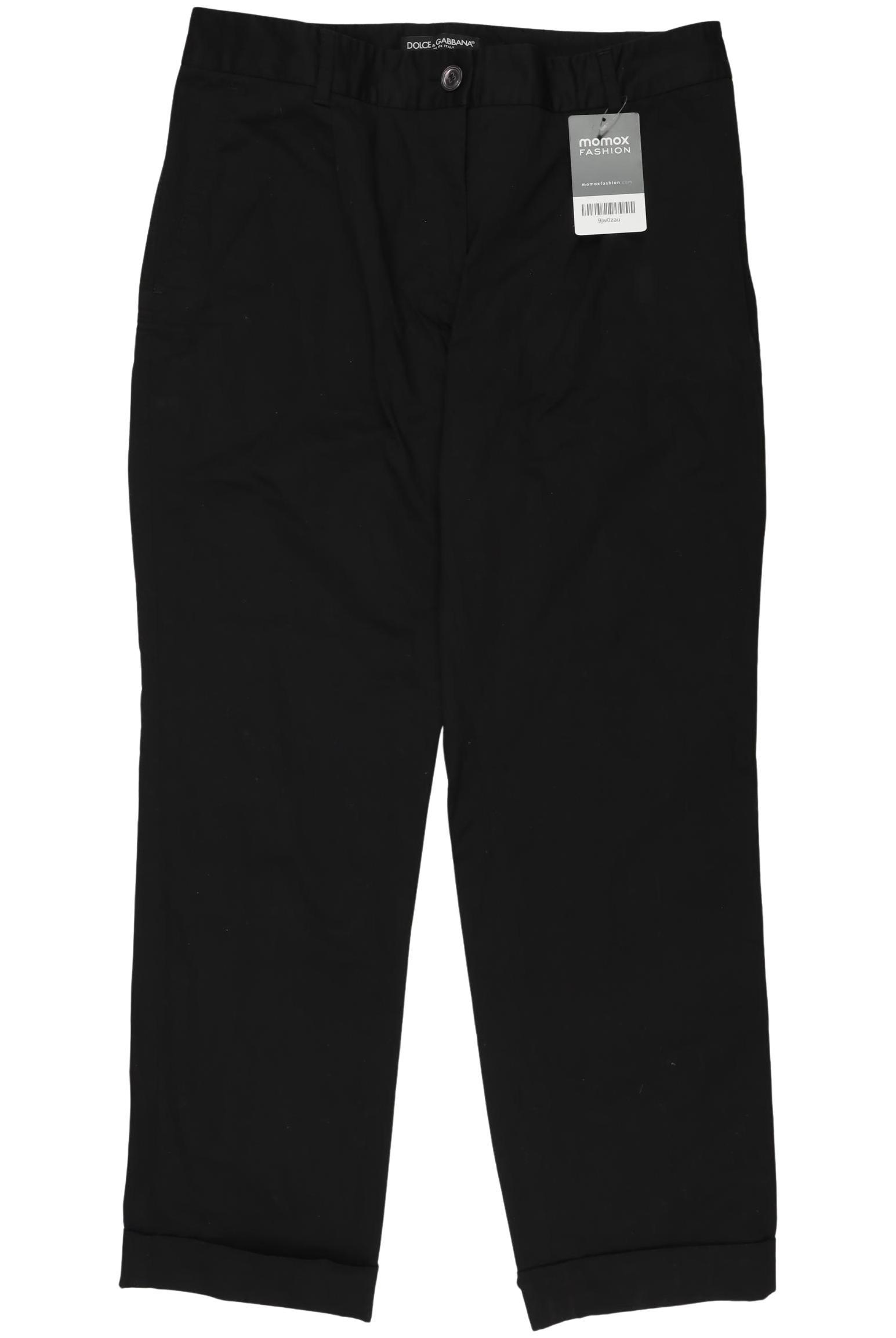 

Dolce&Gabbana Damen Stoffhose, schwarz, Gr. 46