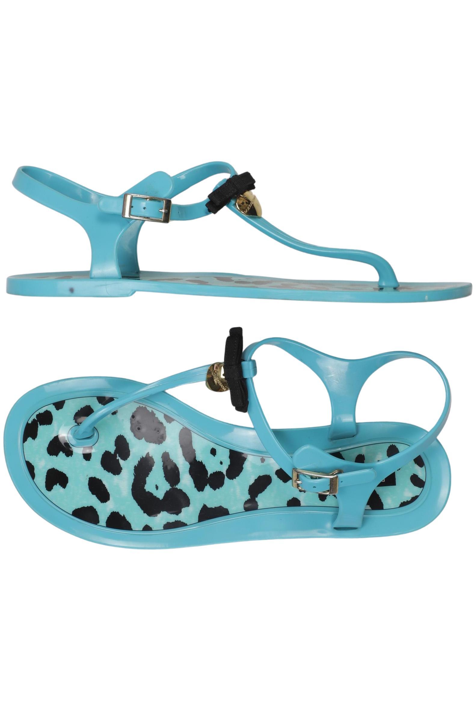 

Dolce&Gabbana Damen Sandale, türkis, Gr. 40