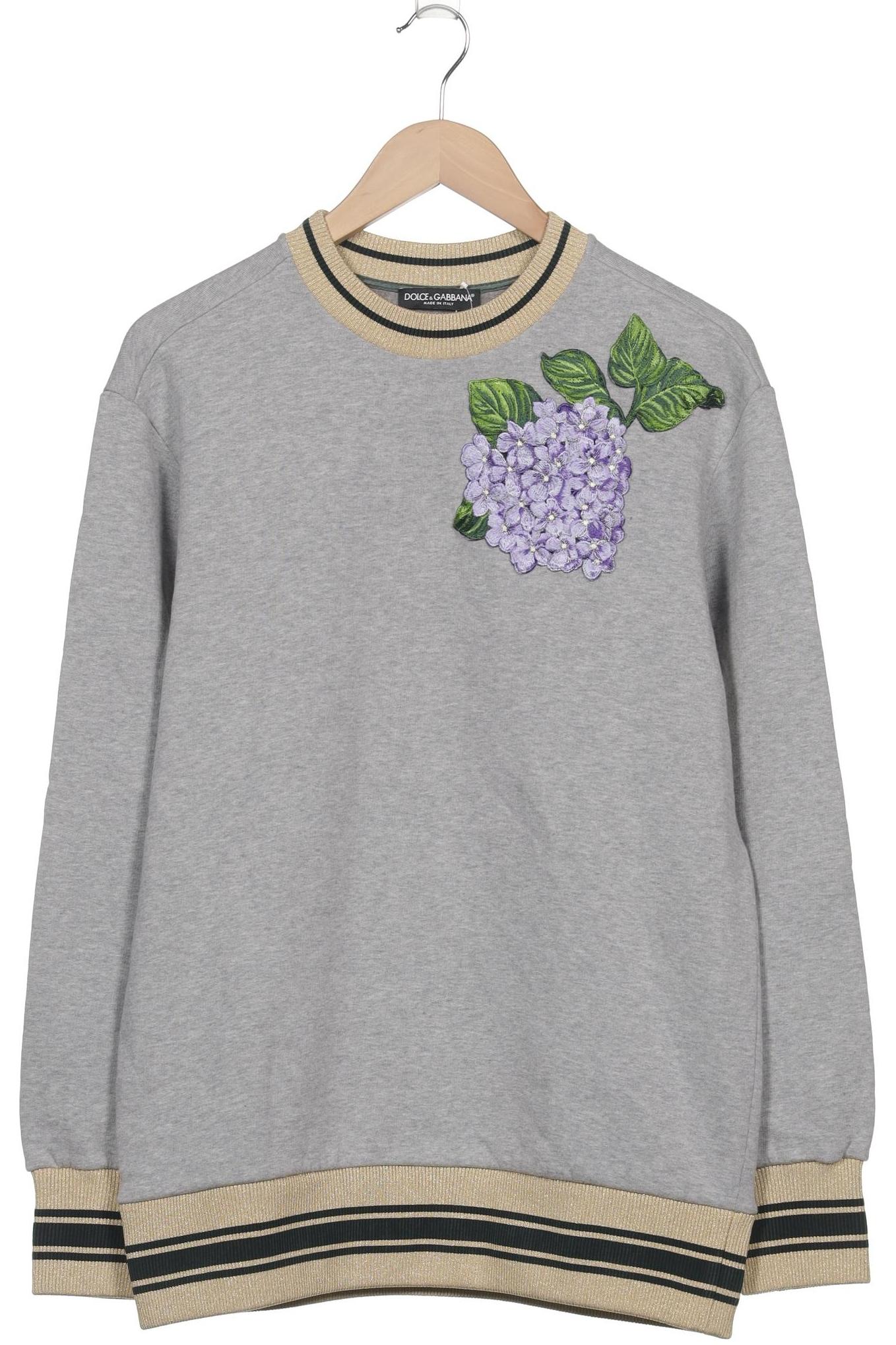 

Dolce&Gabbana Damen Sweatshirt, grau, Gr. 46