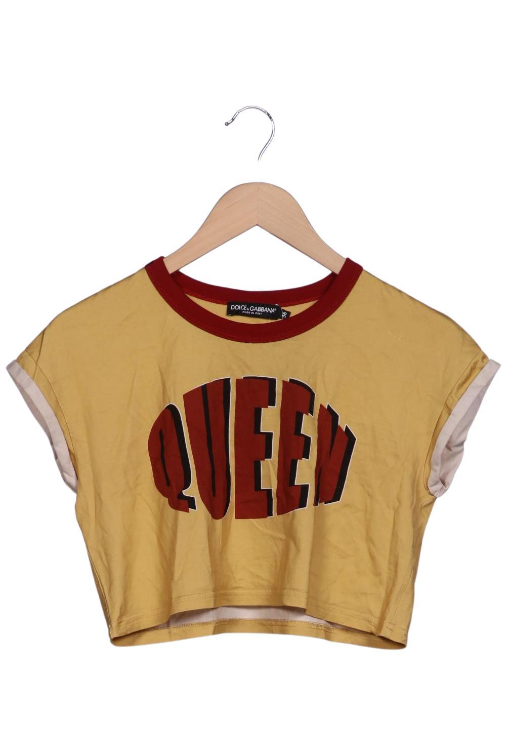 

Dolce&Gabbana Damen T-Shirt, mehrfarbig, Gr. 36