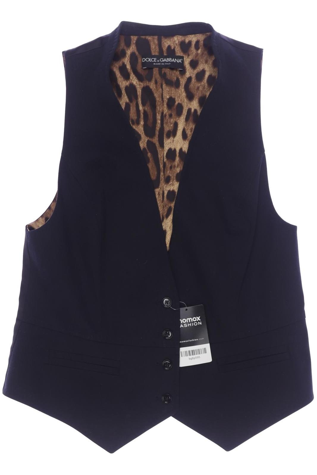 

Dolce&Gabbana Damen Weste, schwarz, Gr. 46