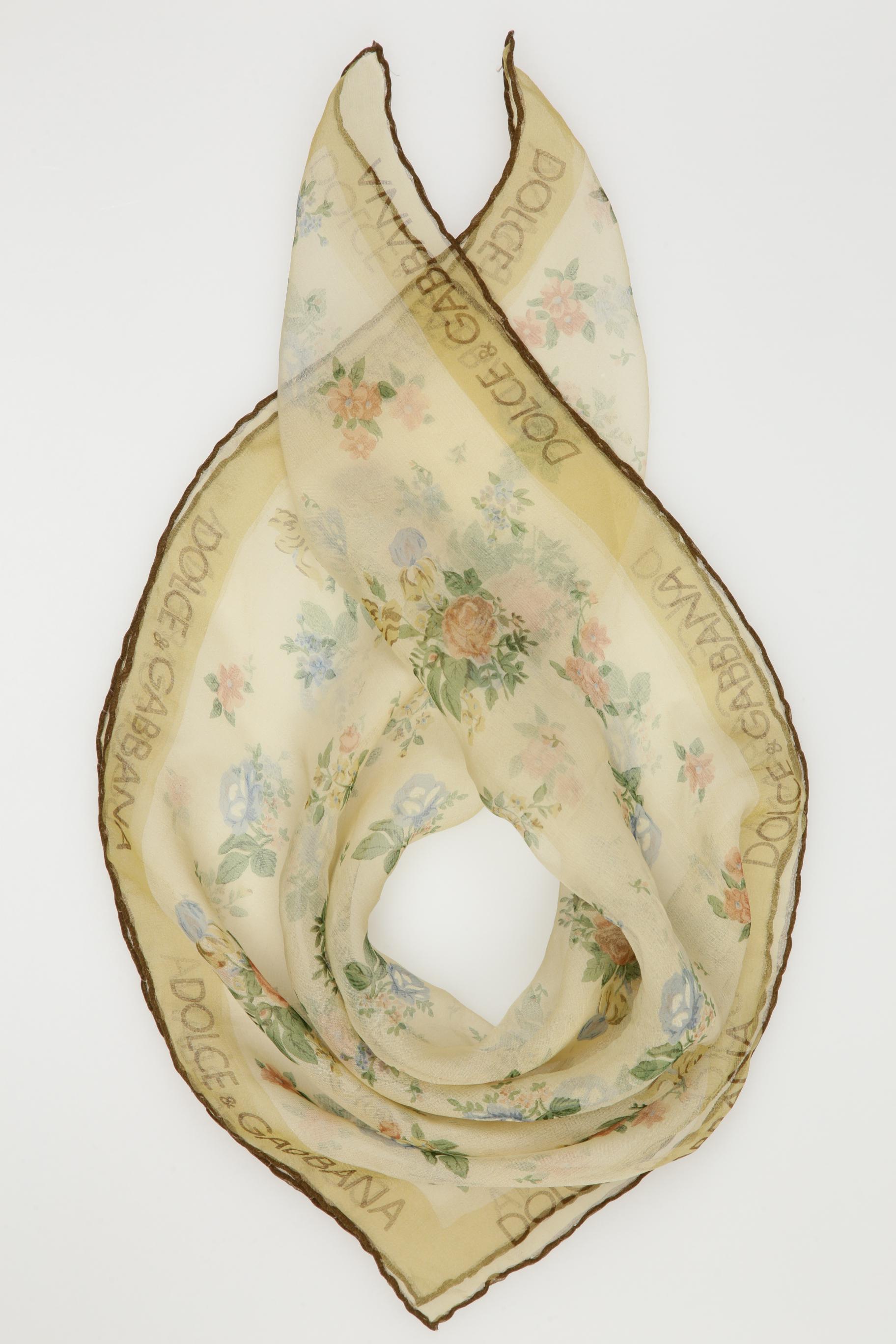 

Dolce&Gabbana Damen Schal, beige, Gr.