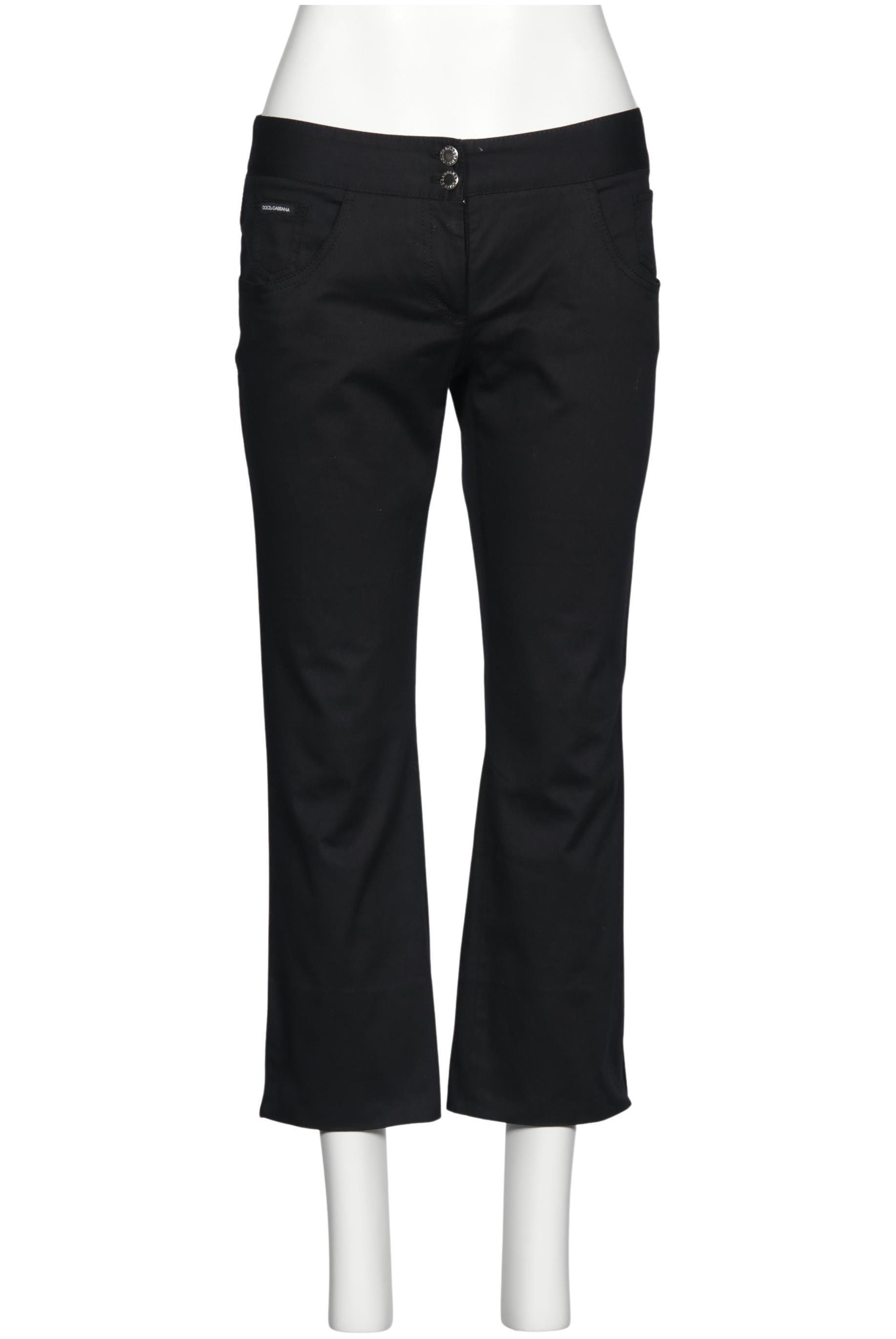 

Dolce&Gabbana Damen Stoffhose, schwarz, Gr. 44