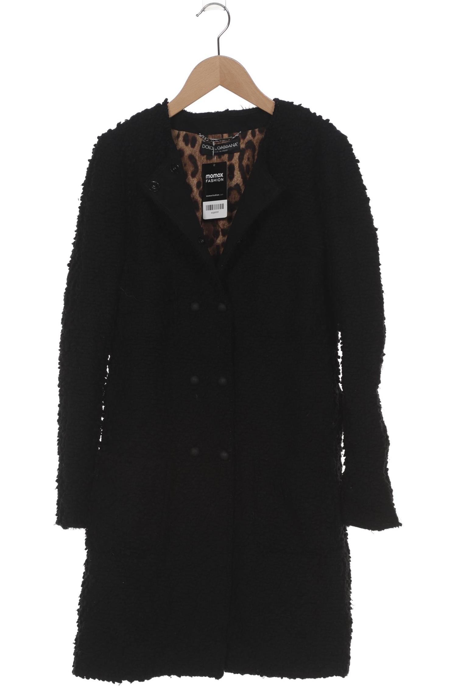 

Dolce&Gabbana Damen Mantel, schwarz, Gr. 40