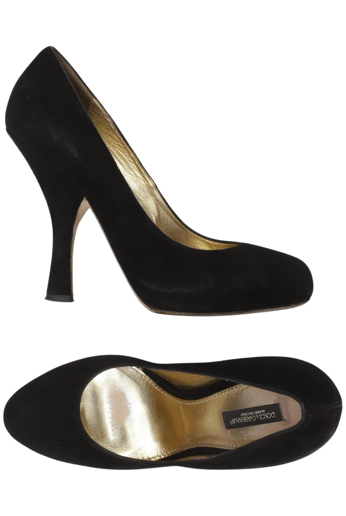 

Dolce&Gabbana Damen Pumps, schwarz, Gr. 37.5