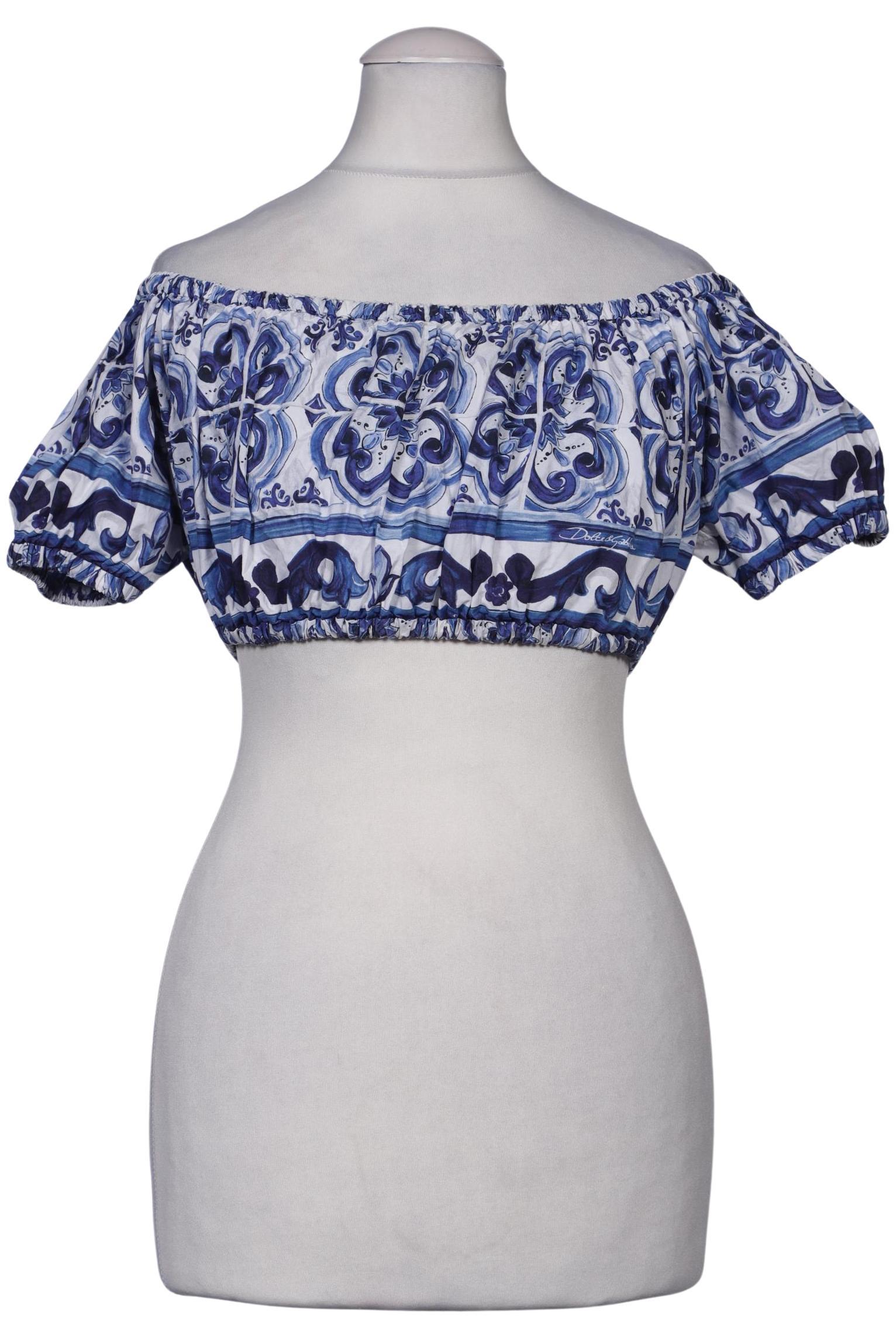 

Dolce&Gabbana Damen Bluse, blau, Gr. 36