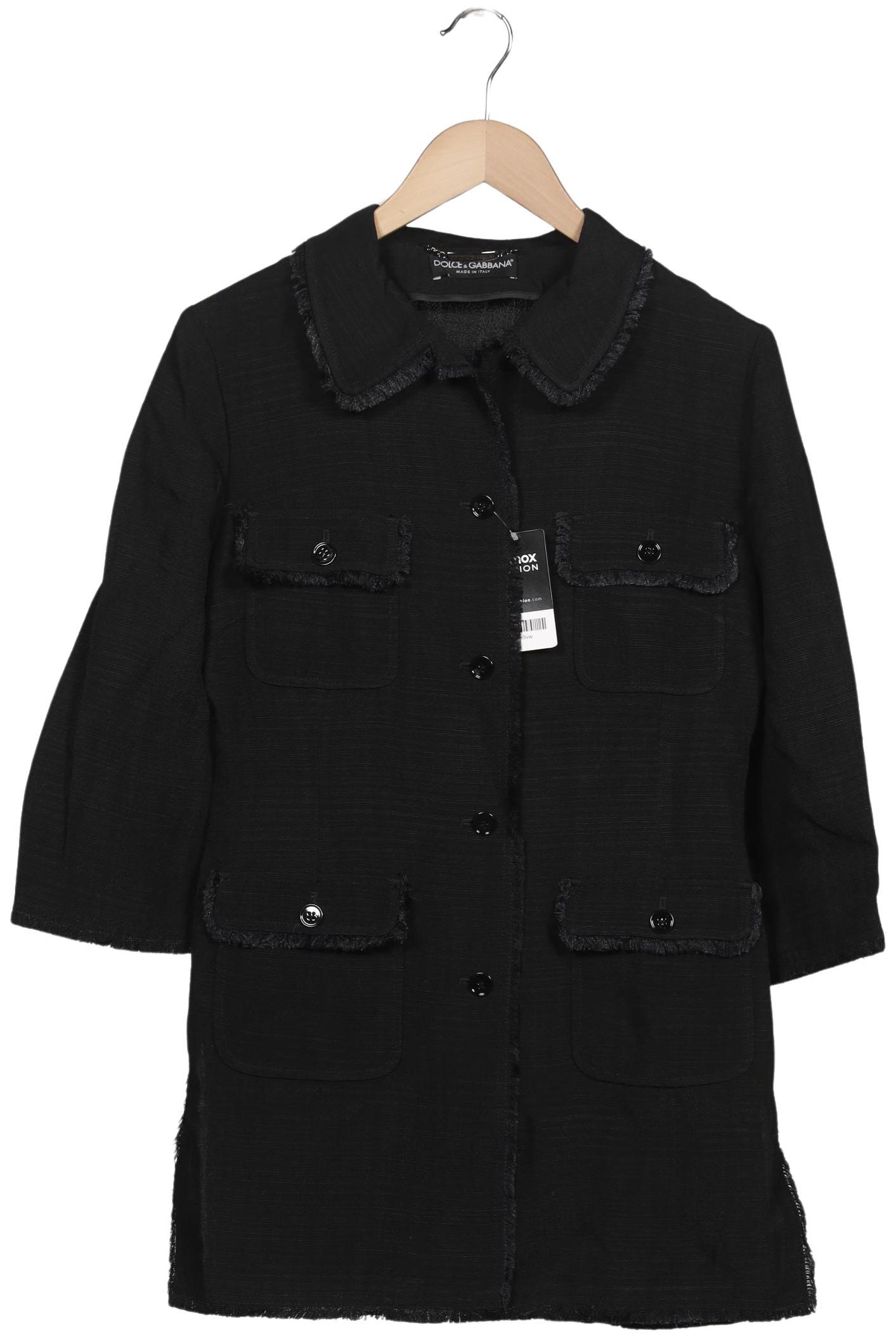 

Dolce&Gabbana Damen Mantel, schwarz, Gr. 42