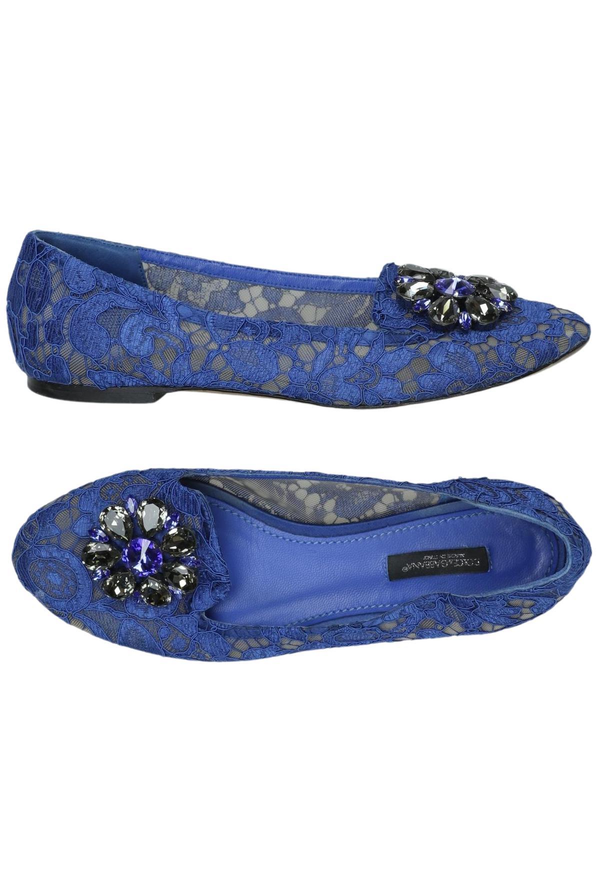 

Dolce&Gabbana Damen Ballerinas, blau, Gr. 37