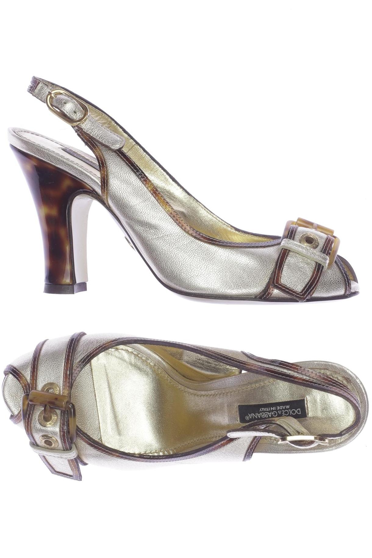 

Dolce&Gabbana Damen Pumps, gold, Gr. 36