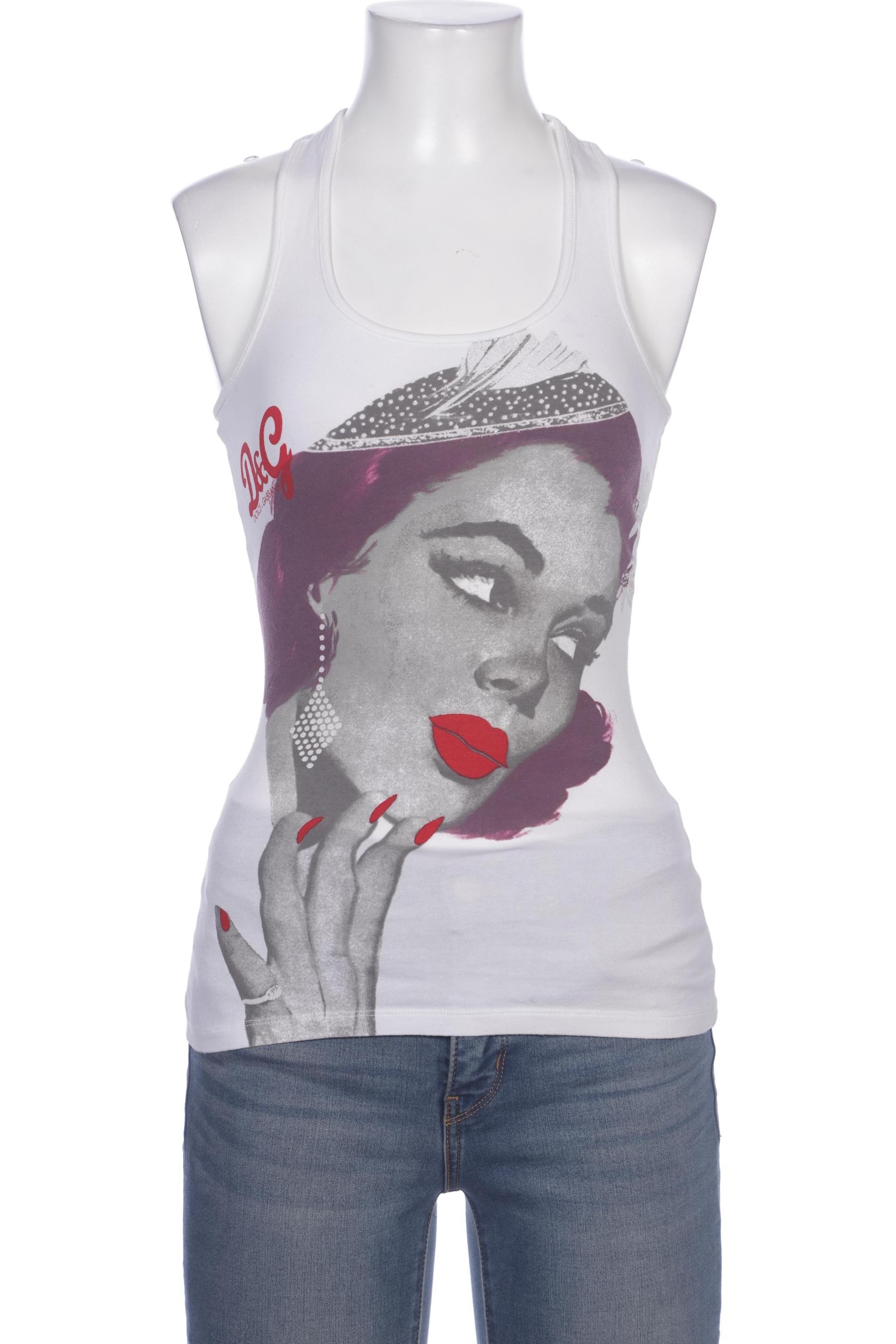 

Dolce&Gabbana Damen Top, weiß, Gr. 38