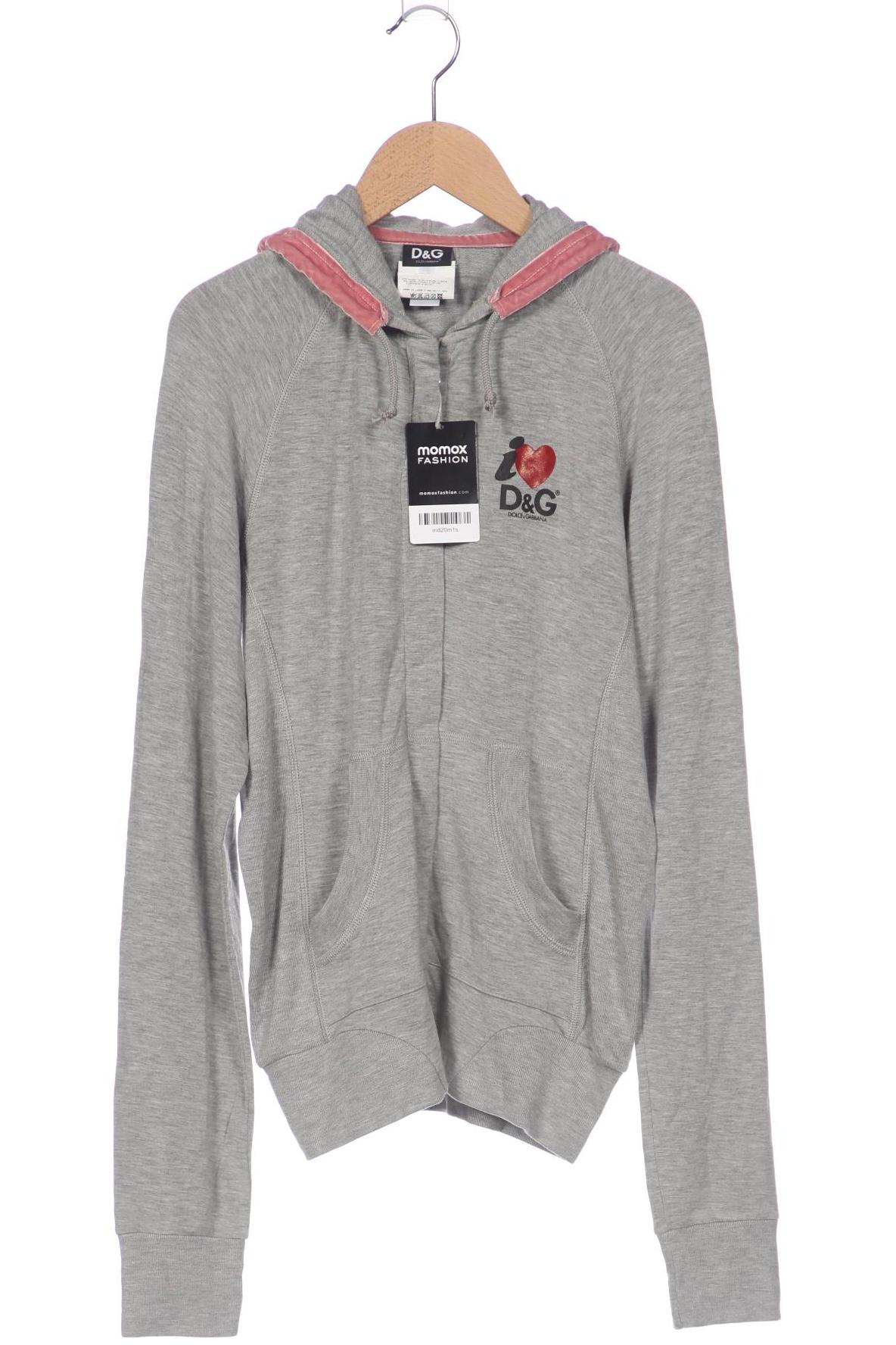 

Dolce&Gabbana Damen Kapuzenpullover, grau, Gr. 44